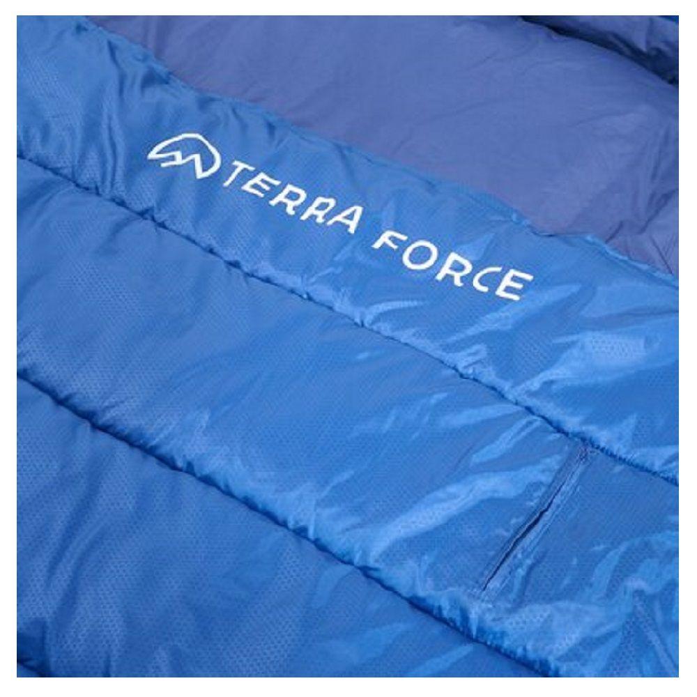 Saco De Dormir Doble Clima Frío Azul-1