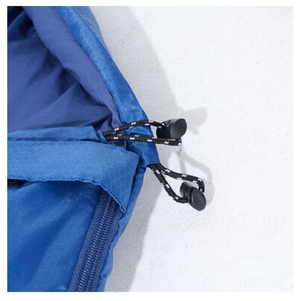 Saco De Dormir Doble Clima Frío Azul-2