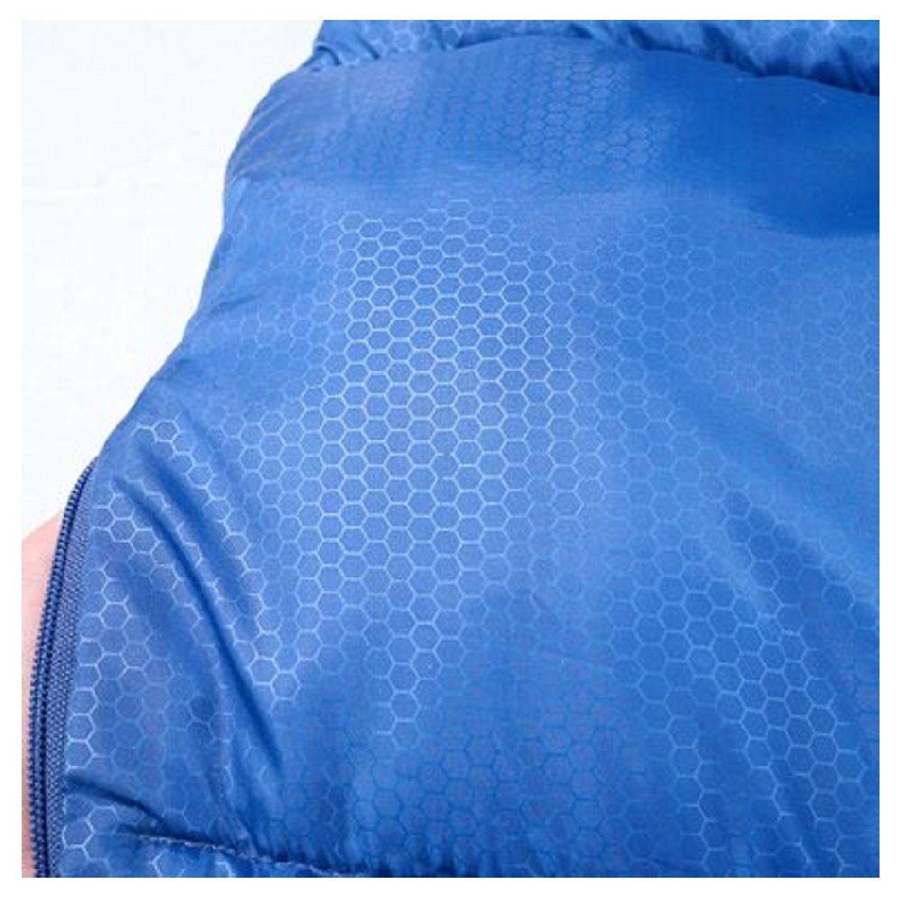 Saco De Dormir Doble Clima Frío Azul-4