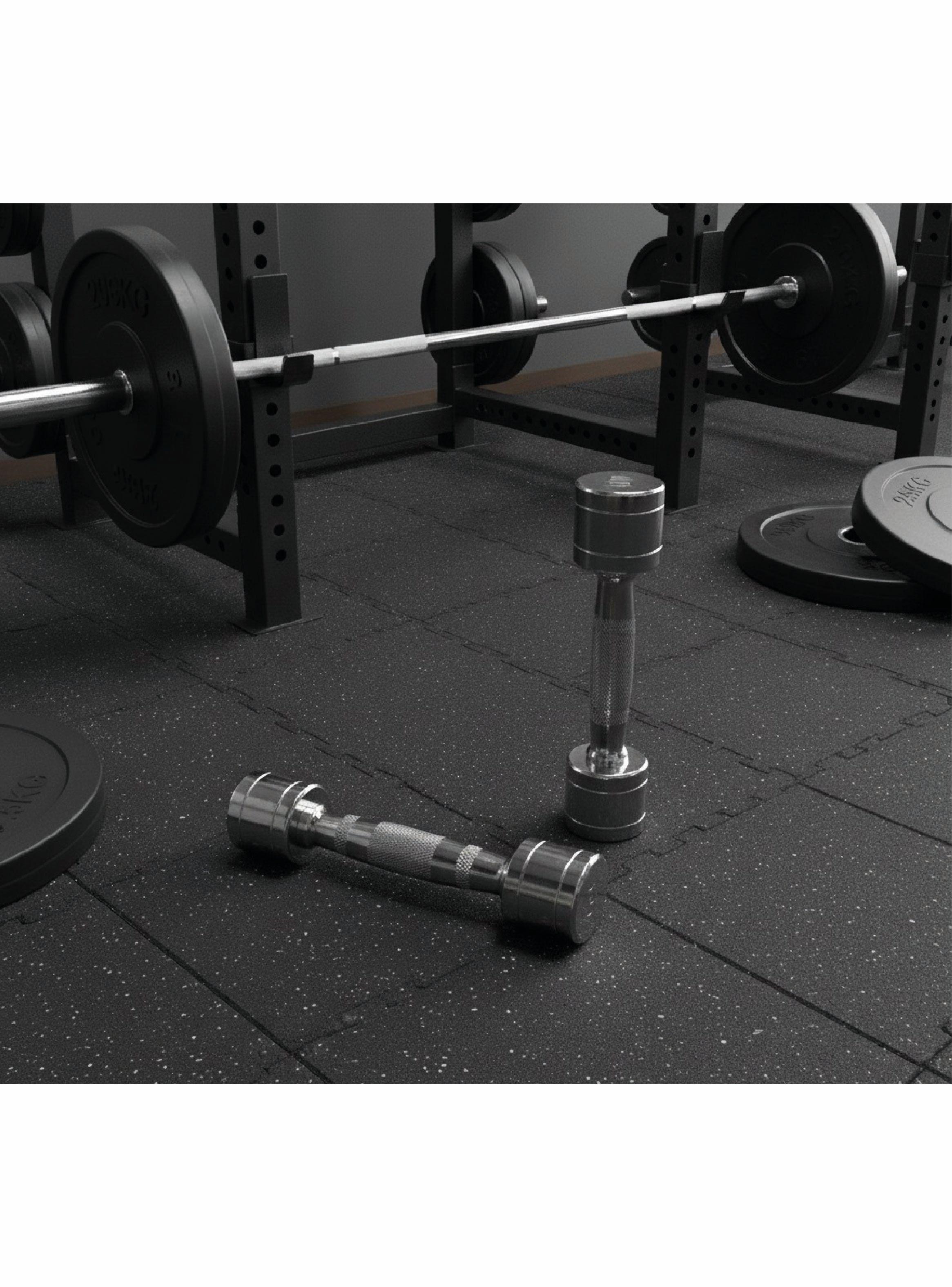 Mancuernas Cromadas 1 kg (Par)-2