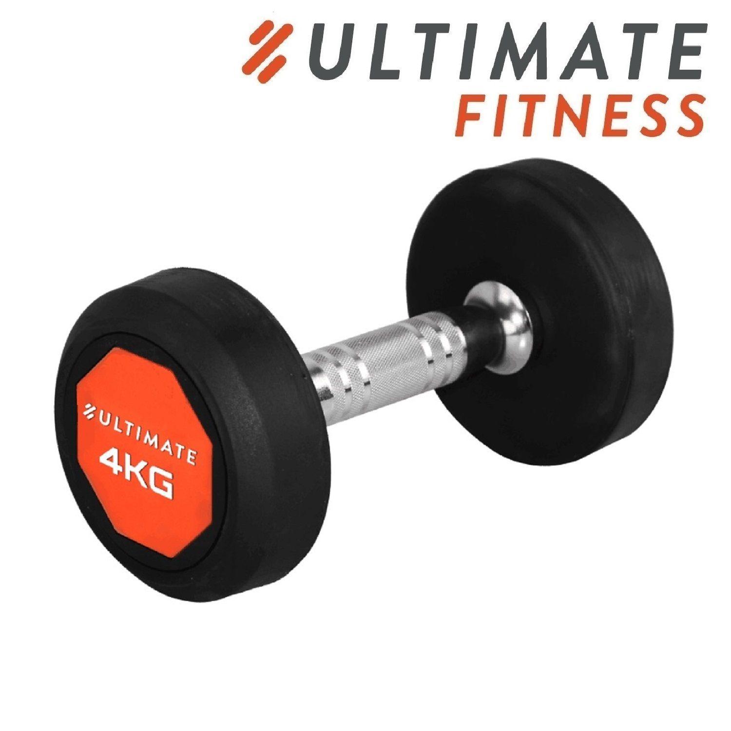 Mancuernas Cromadas Engomadas Pro 4 kg (Par)-1