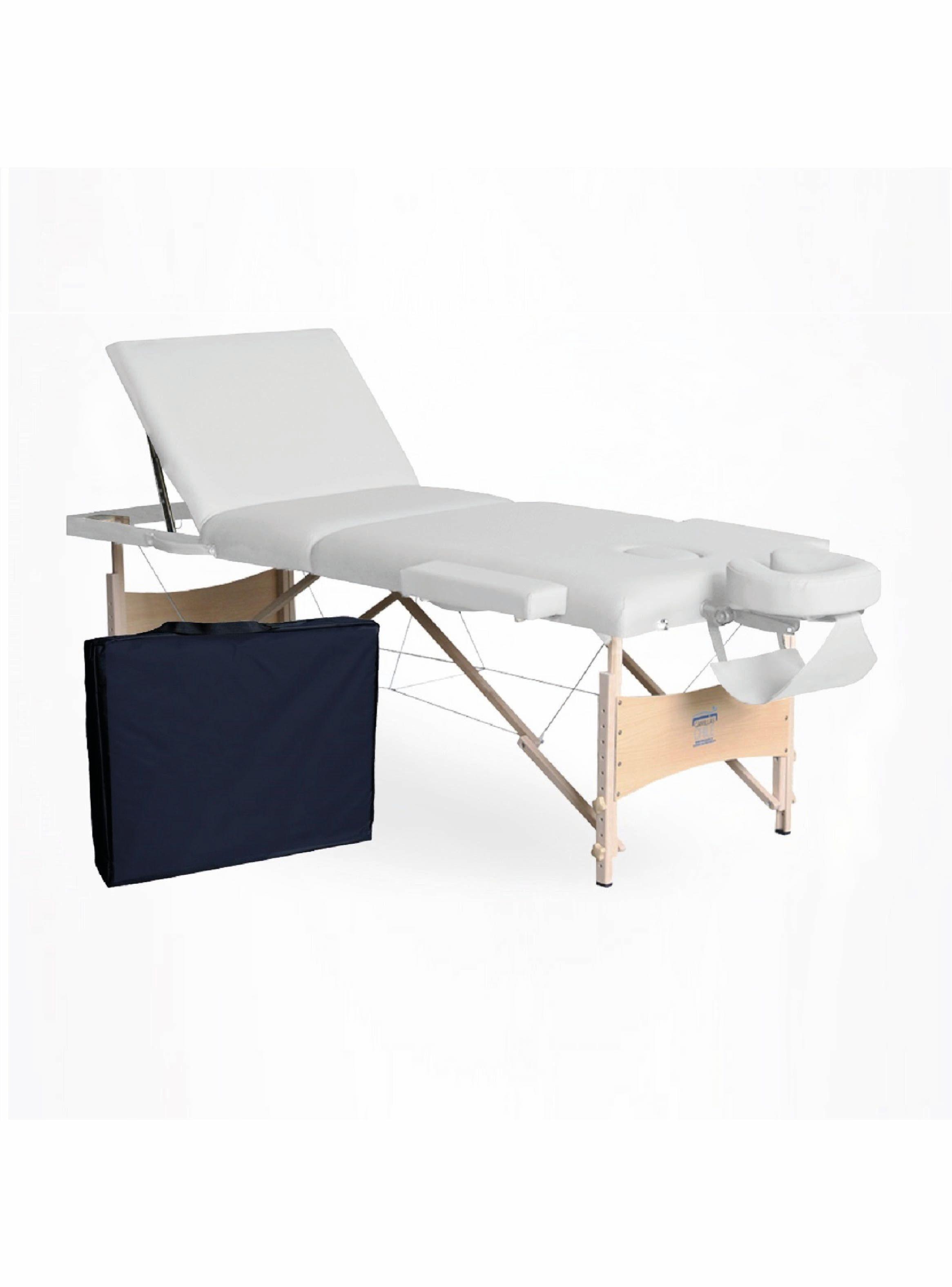 camilla plegable M1 Premium Blanco-2