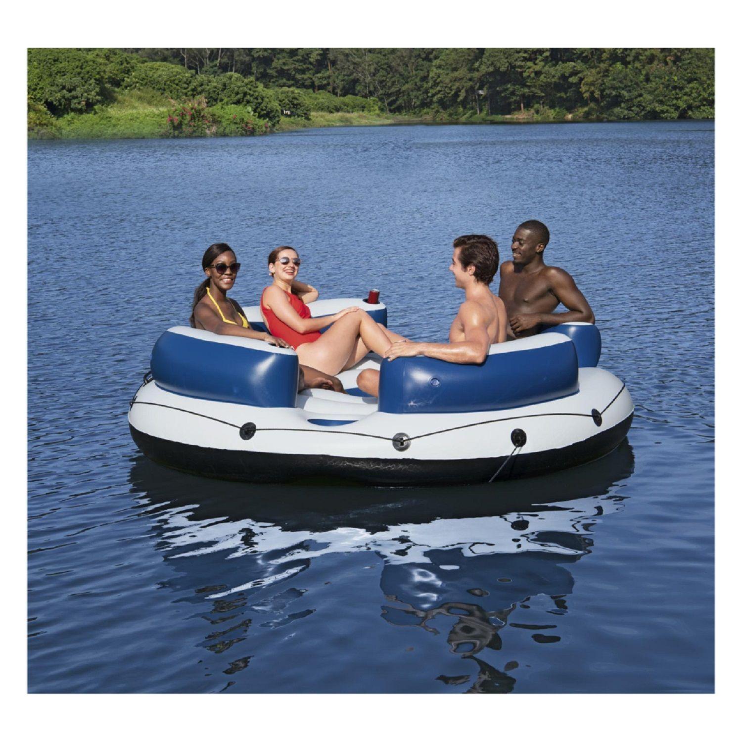 Isla Flotante Inflable Pro Cap. 4 Personas-4
