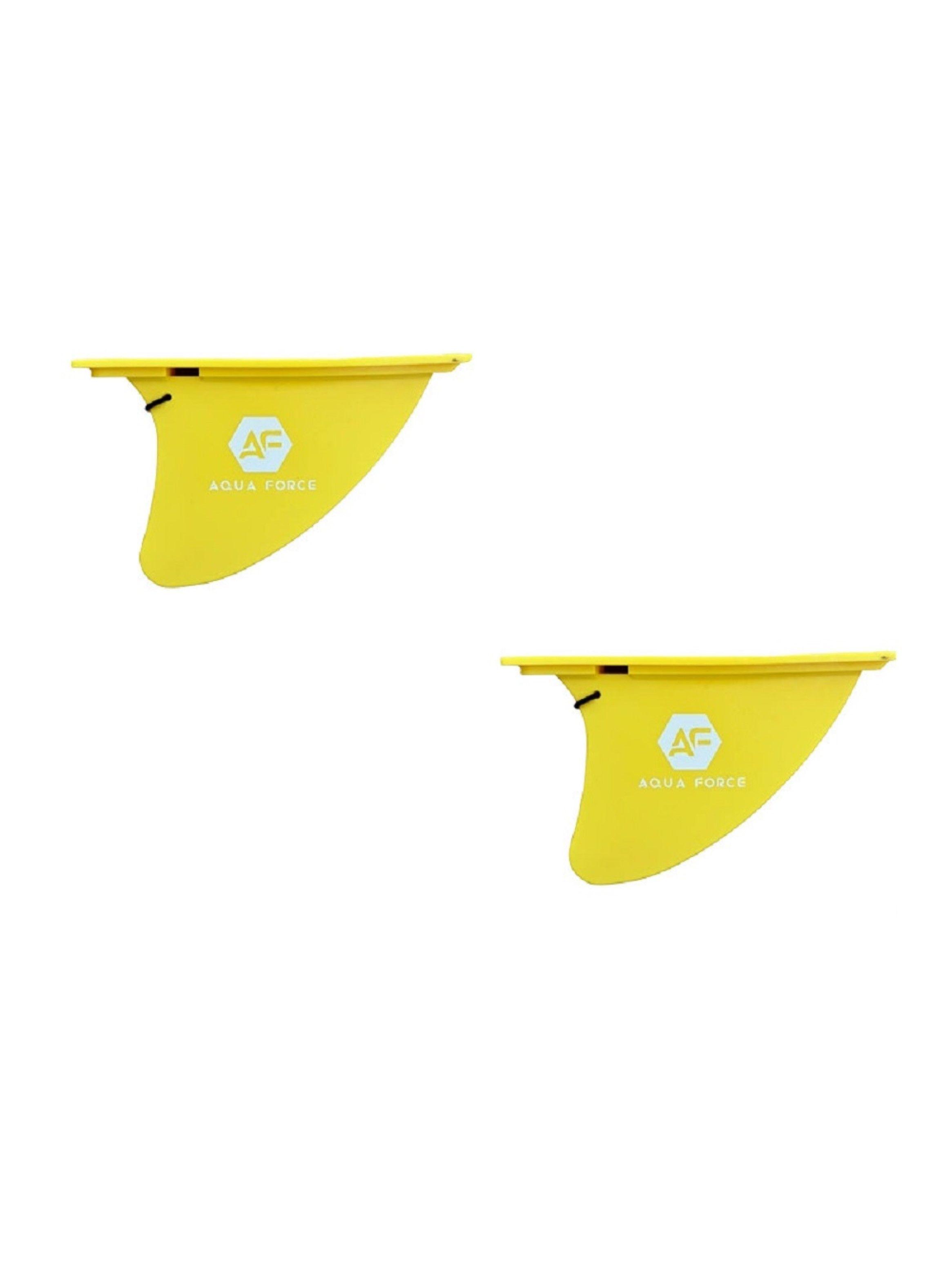Pack Quillas Aletas Paddle Surf - 3 Unidades Amarillo-2