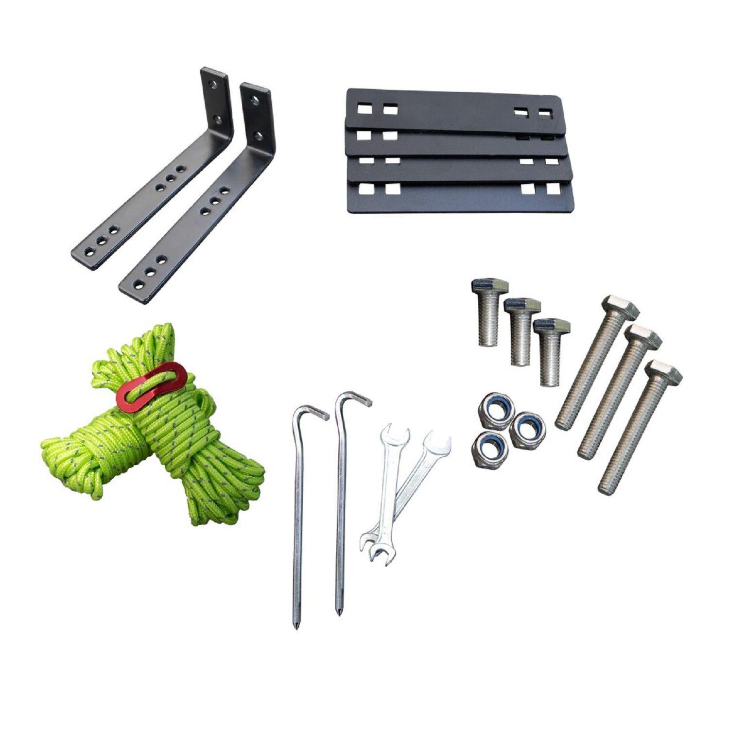 Toldo Lateral Retractil Camping 2x2 Naranjo-5