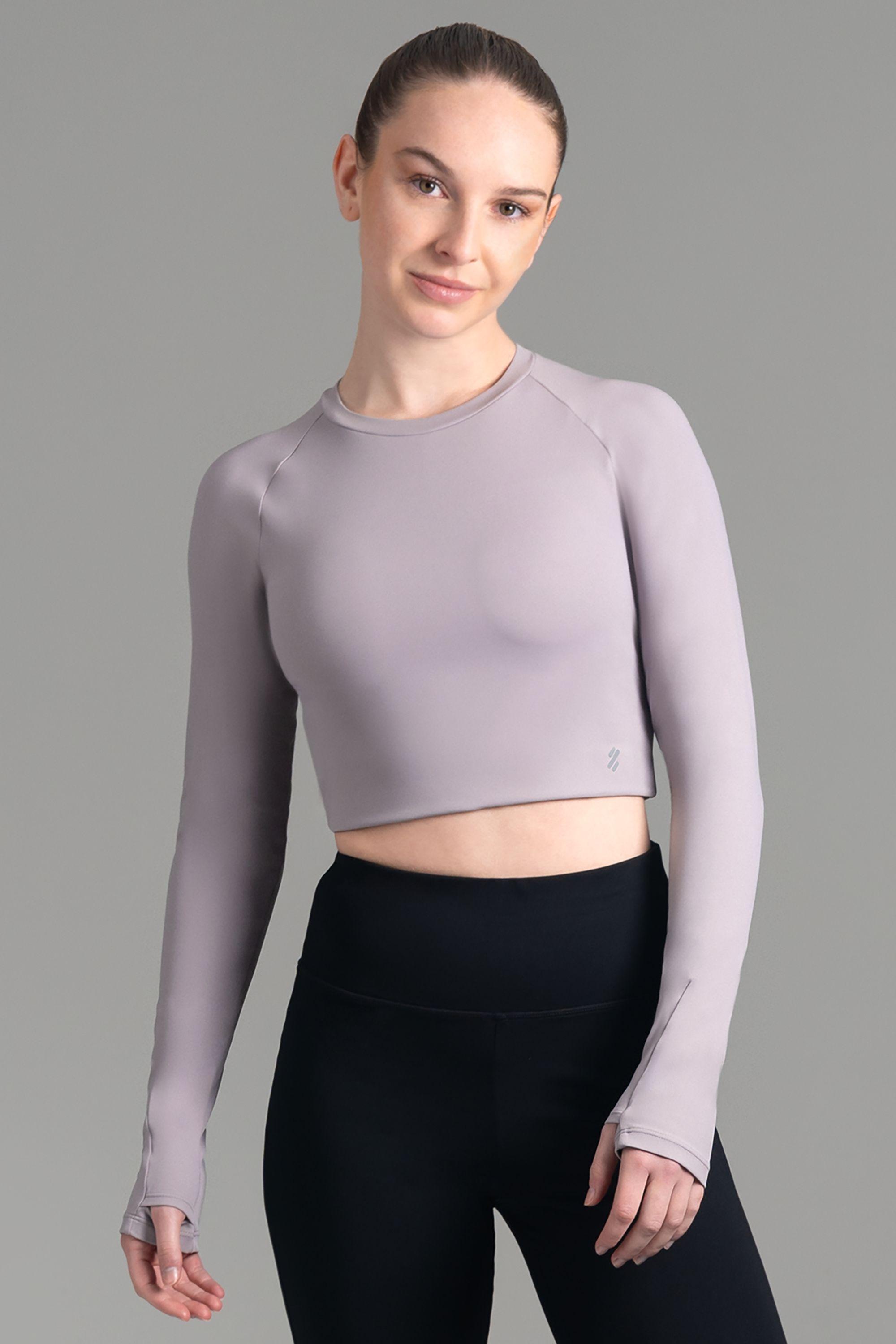 Ultimate Top ML Sport Mujer Raglan Cool Gray-0