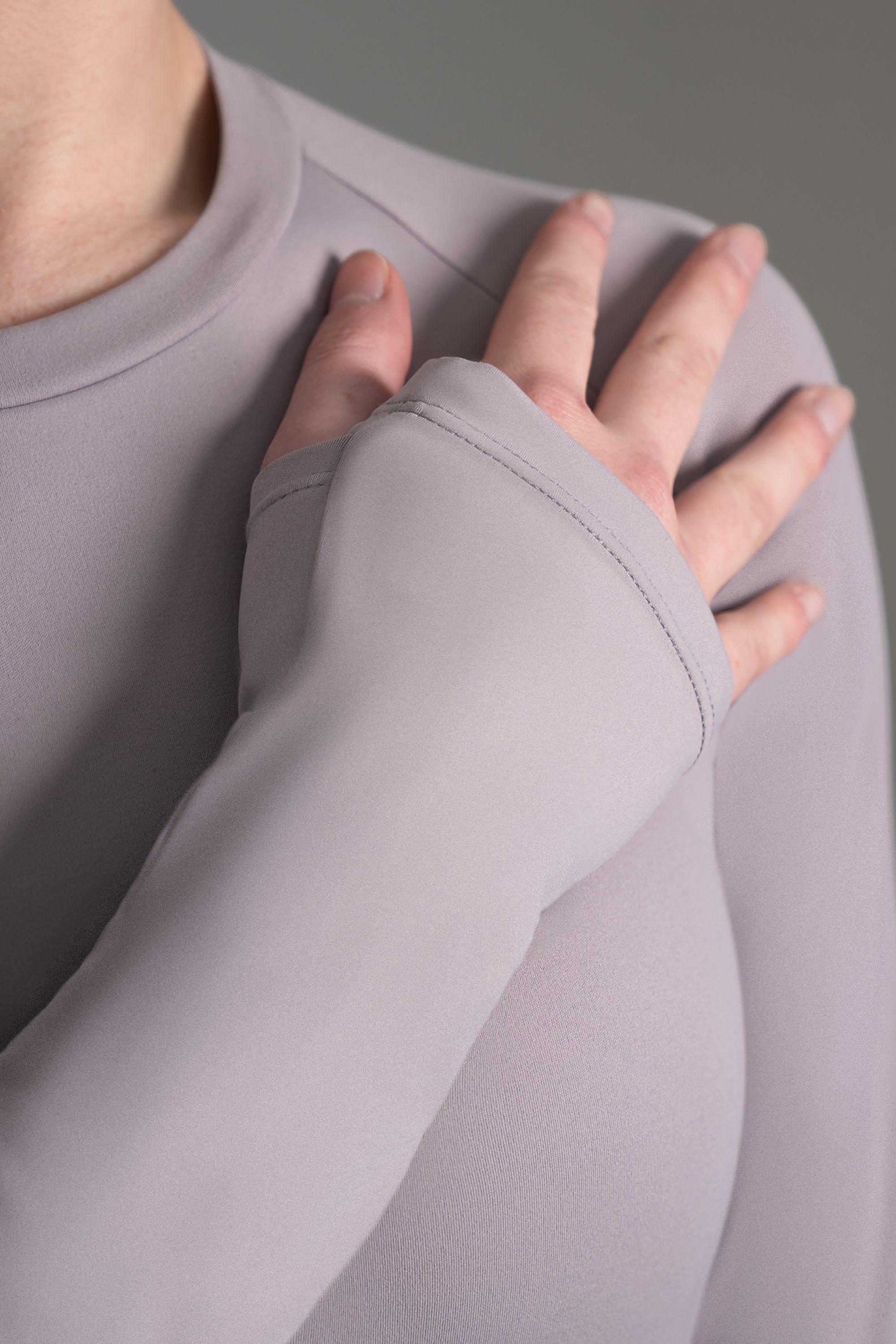 Ultimate Top ML Sport Mujer Raglan Cool Gray-4