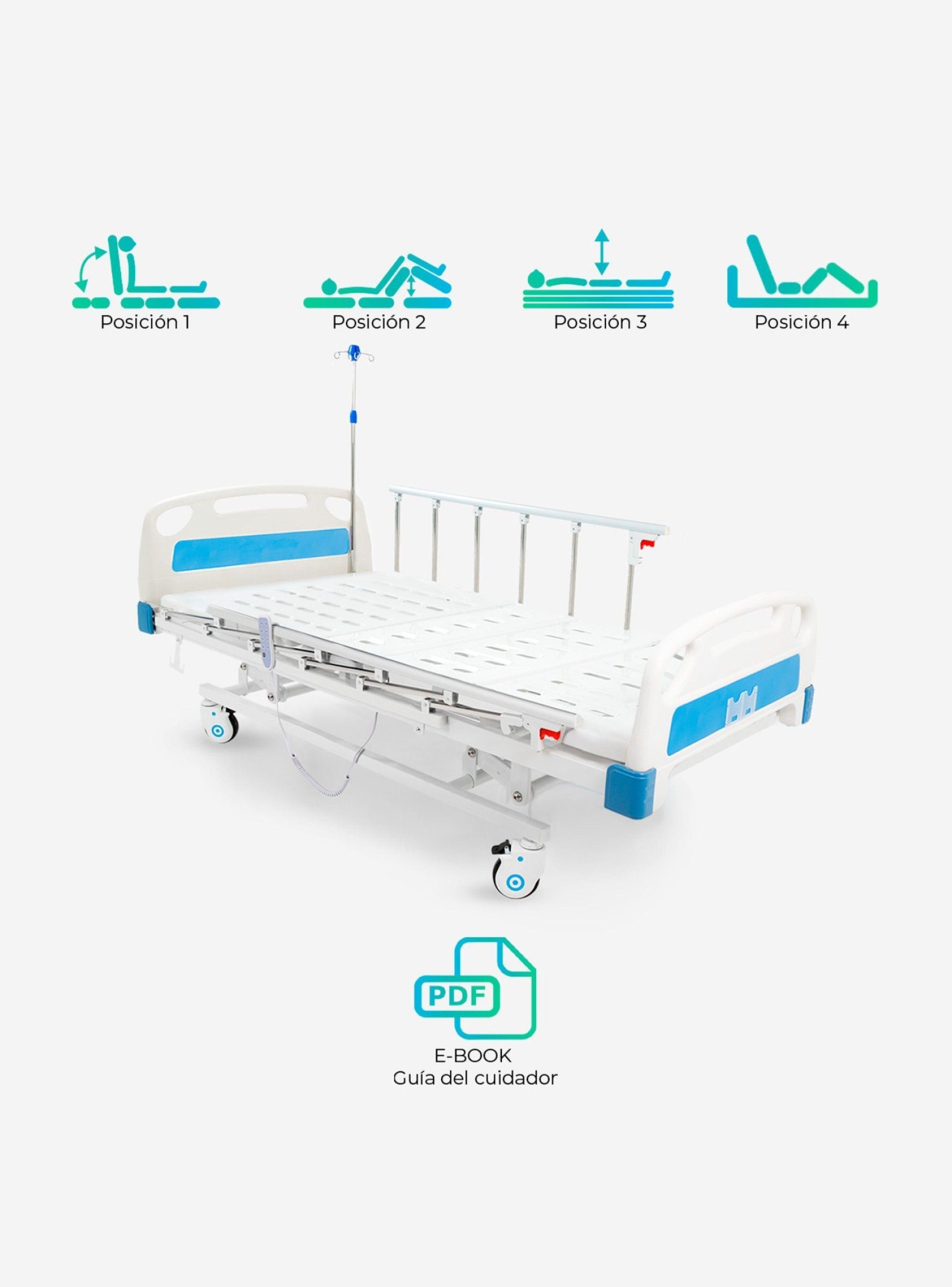 Cama Clínica Eléctrica 4 Posiciones Pro-1