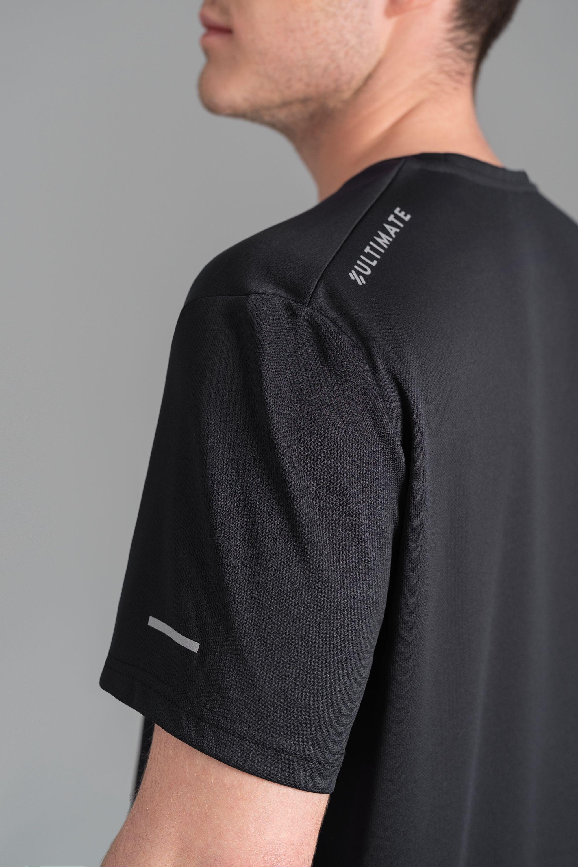 Ultimate Polera MC Sport Hombre Onyx-3