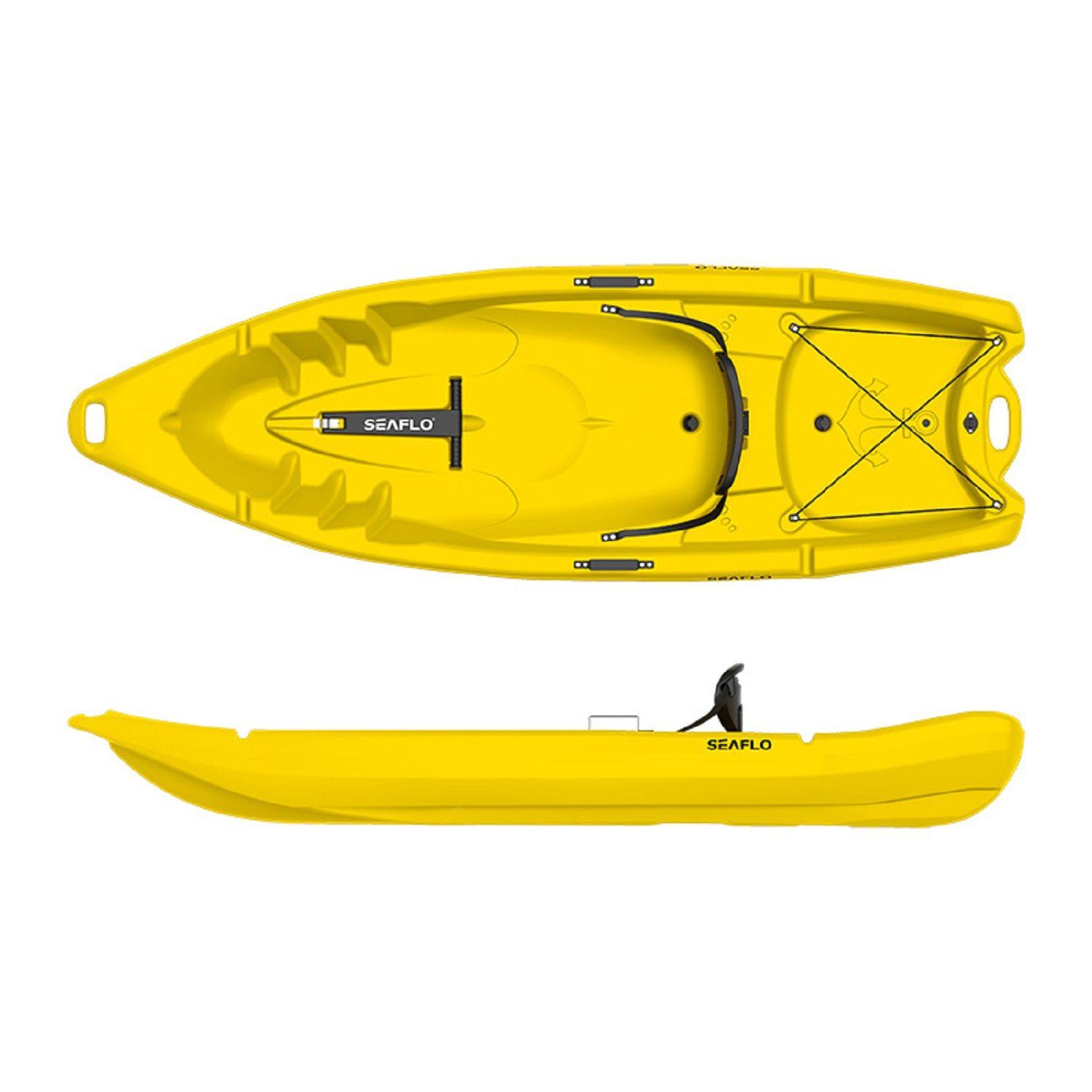 Kayak 1 Persona + 1 Niño o Mascota Sit On Amarillo-0