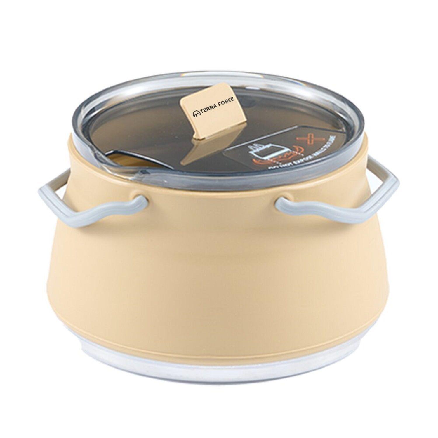 Olla Camping Plegable Silicona 1 L-0