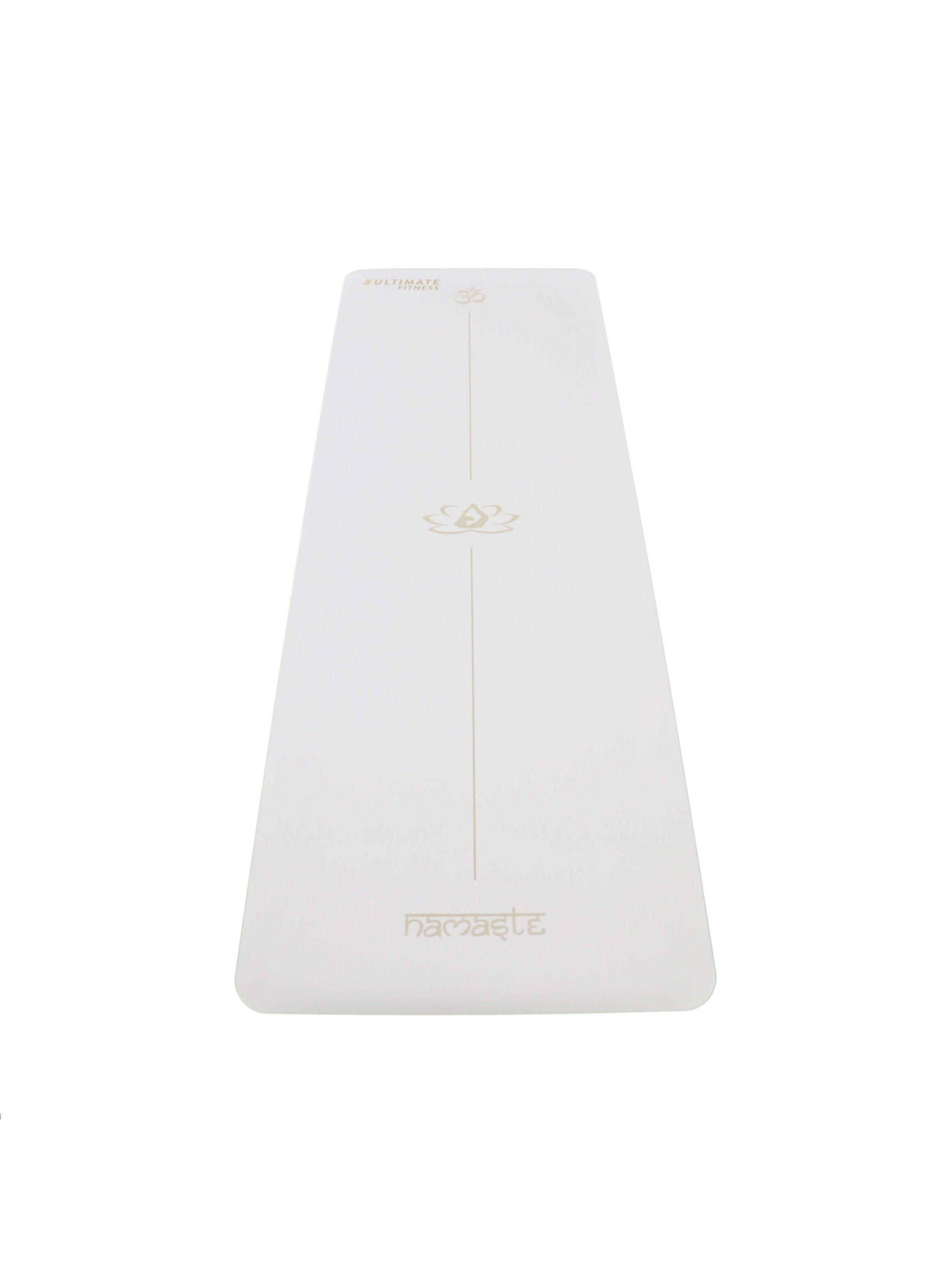 Mat de Yoga Premium PU Natural Rubber 5 mm Blanco-0