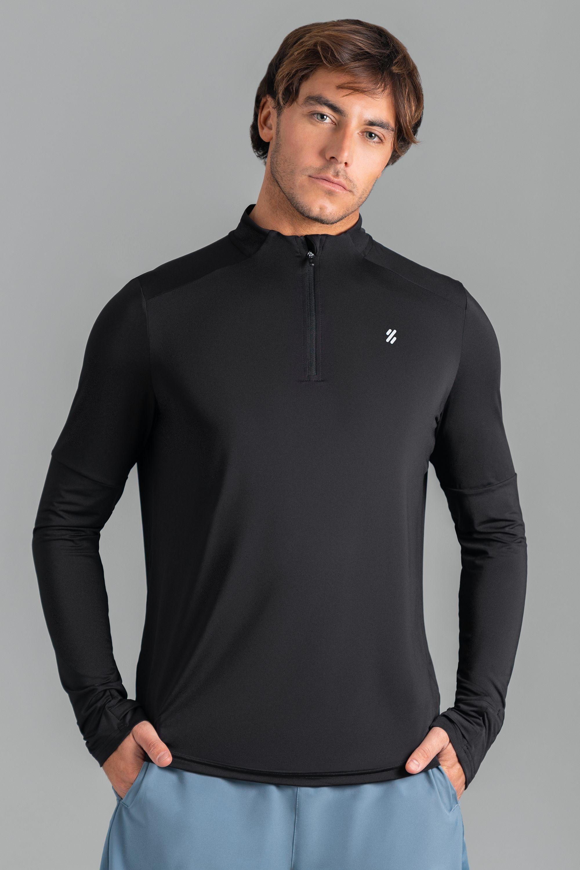 Ultimate Midi Zipper Sport Hombre Black Onyx-0