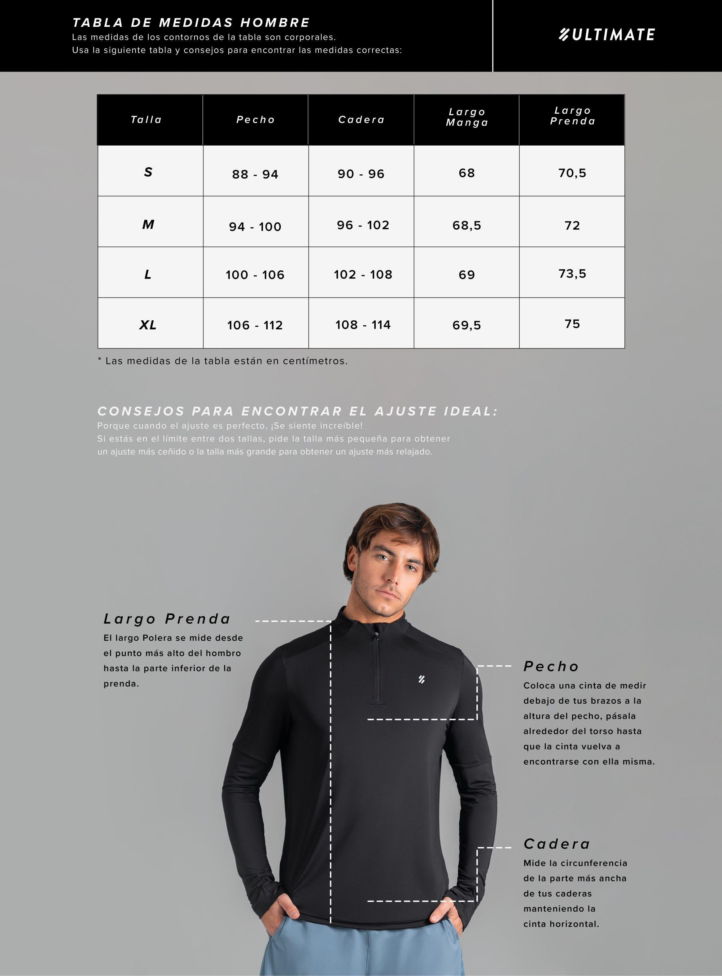 Ultimate Midi Zipper Sport Hombre Black Onyx-3