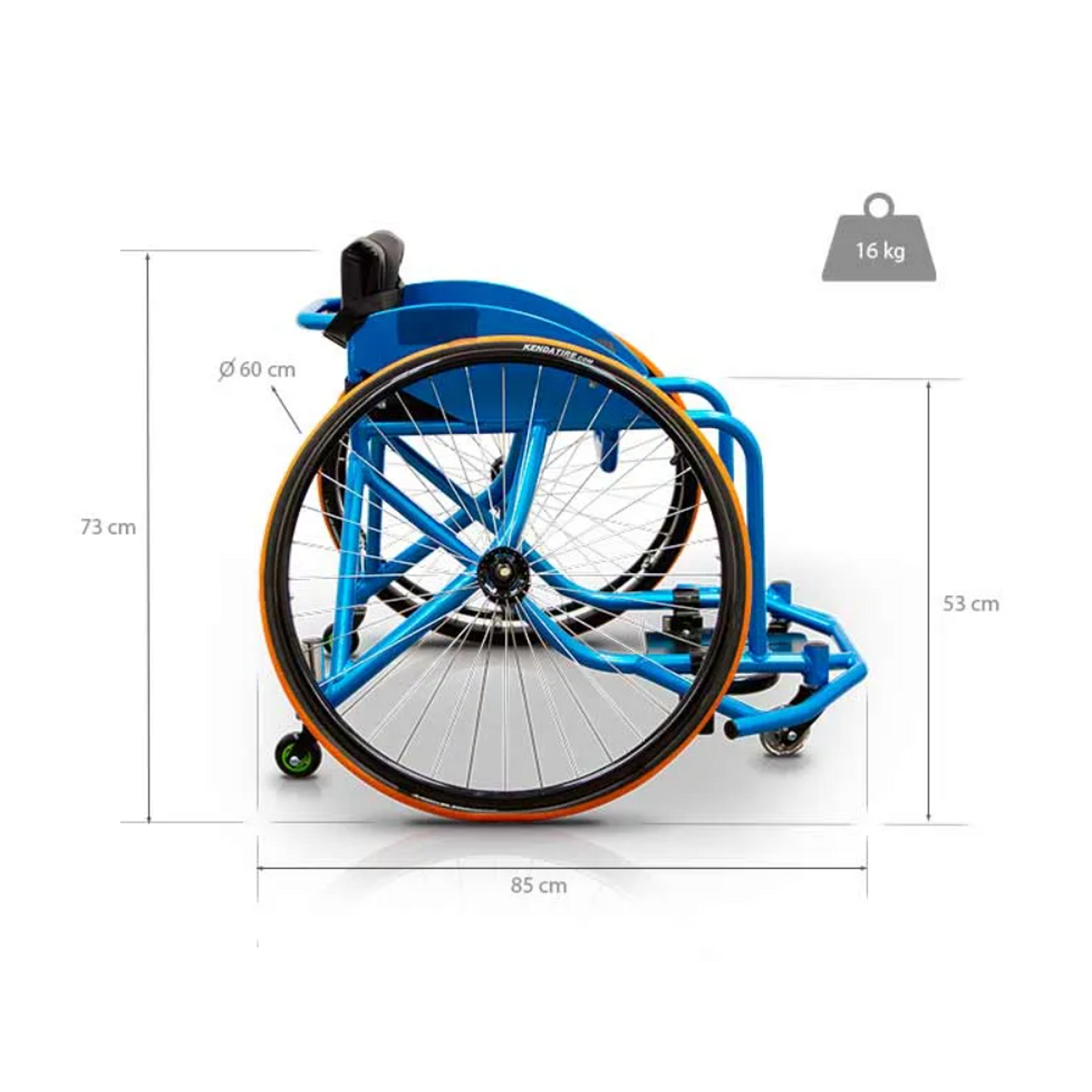 Silla de Ruedas Deportiva Básquetbol-5