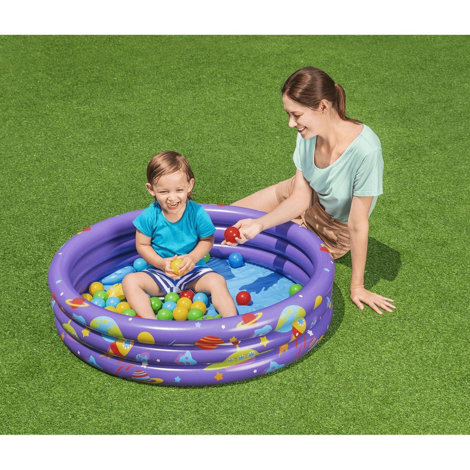 Piscina Pelotas Sorpresas Intergaláctica 102 x 25 cm-5