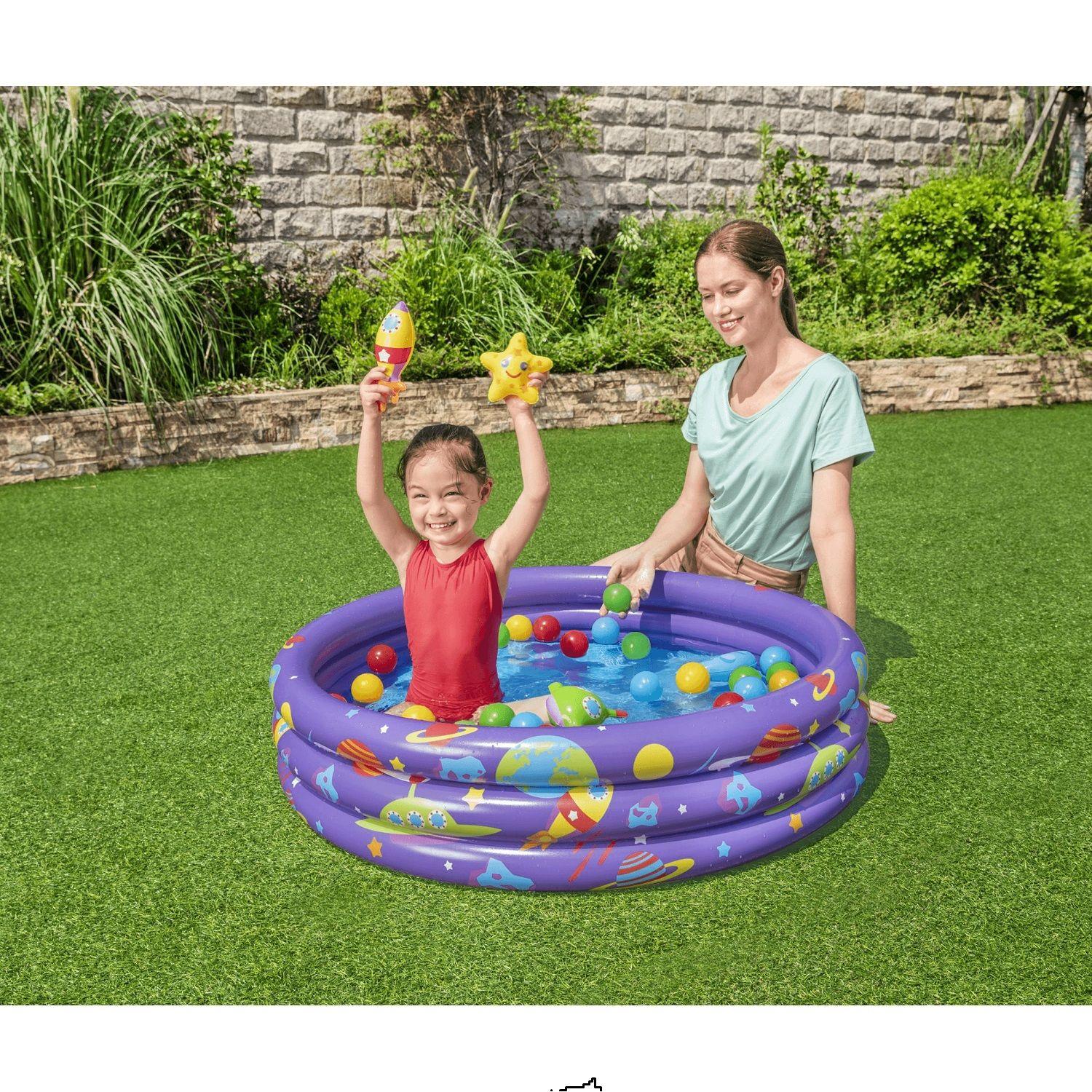 Piscina Pelotas Sorpresas Intergaláctica 102 x 25 cm-6