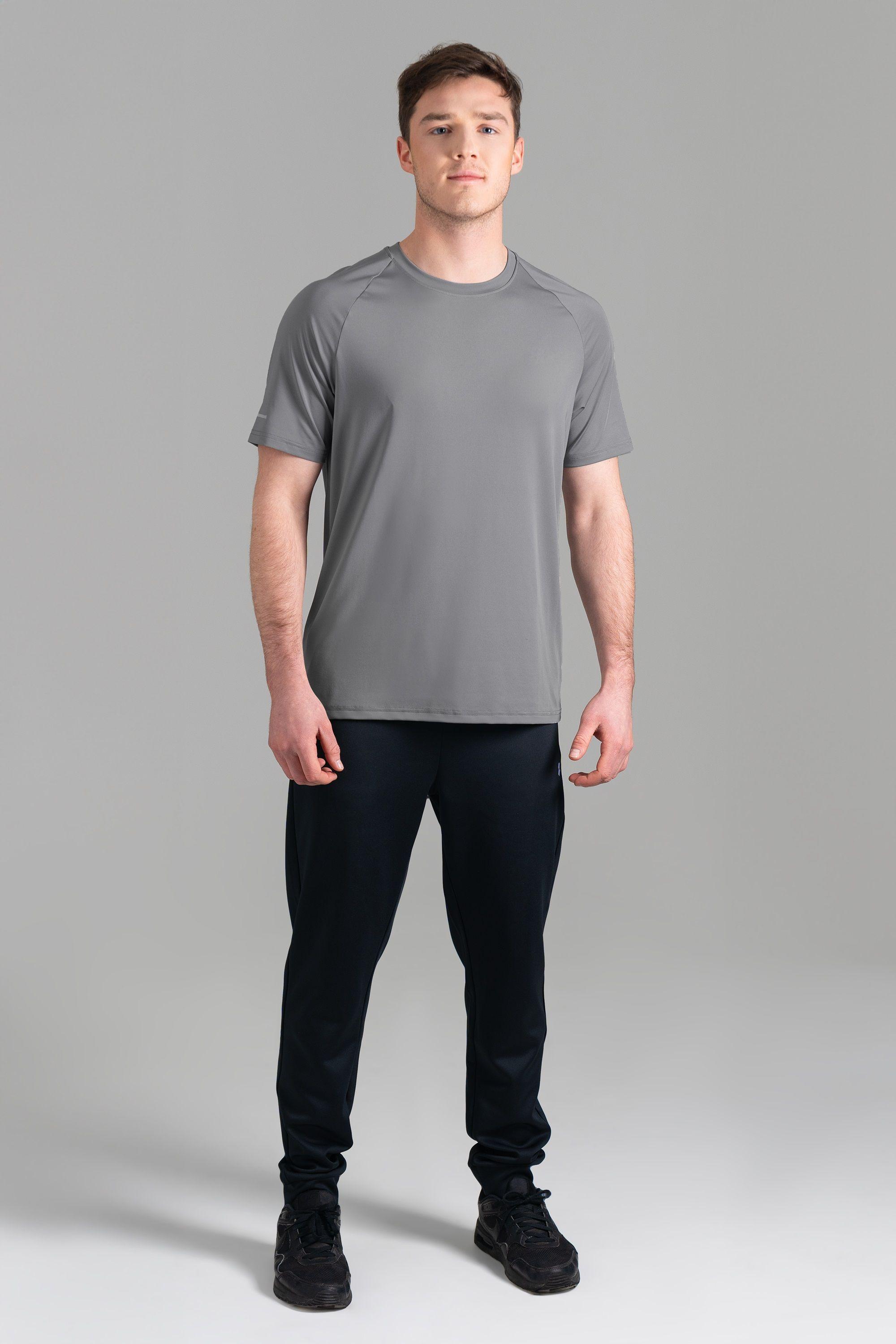 Ultimate Polera MC Raglan Sport Hombre Silver-1