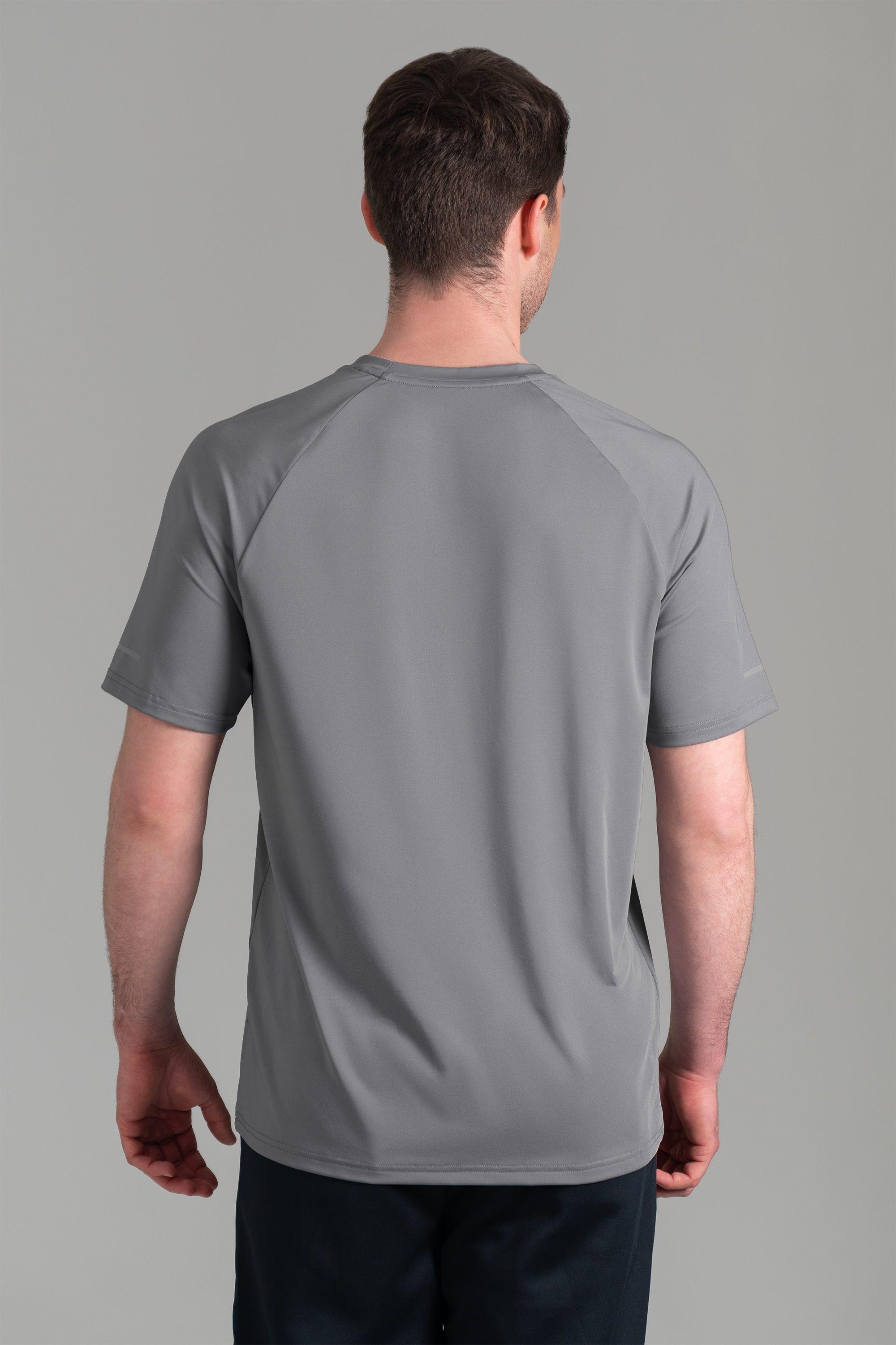 Ultimate Polera MC Raglan Sport Hombre Silver-2