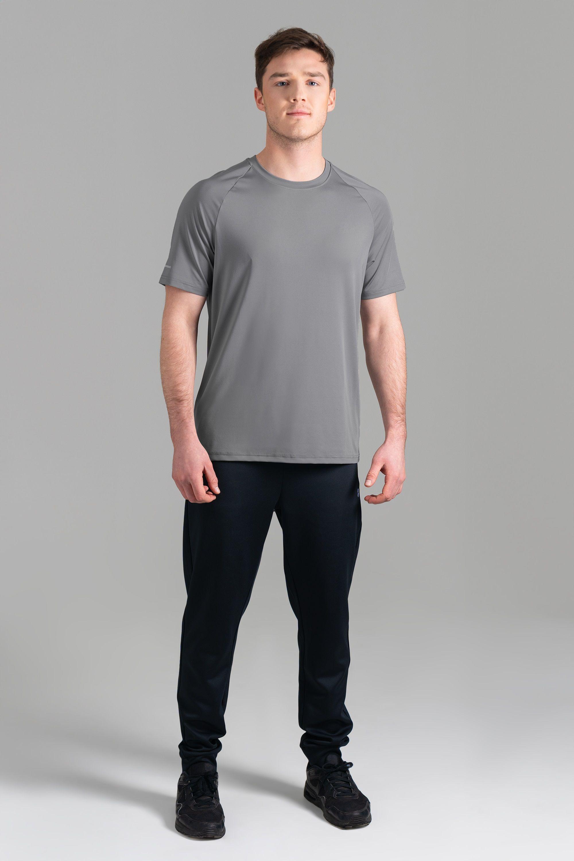 Ultimate Polera MC Raglan Sport Hombre Silver-1