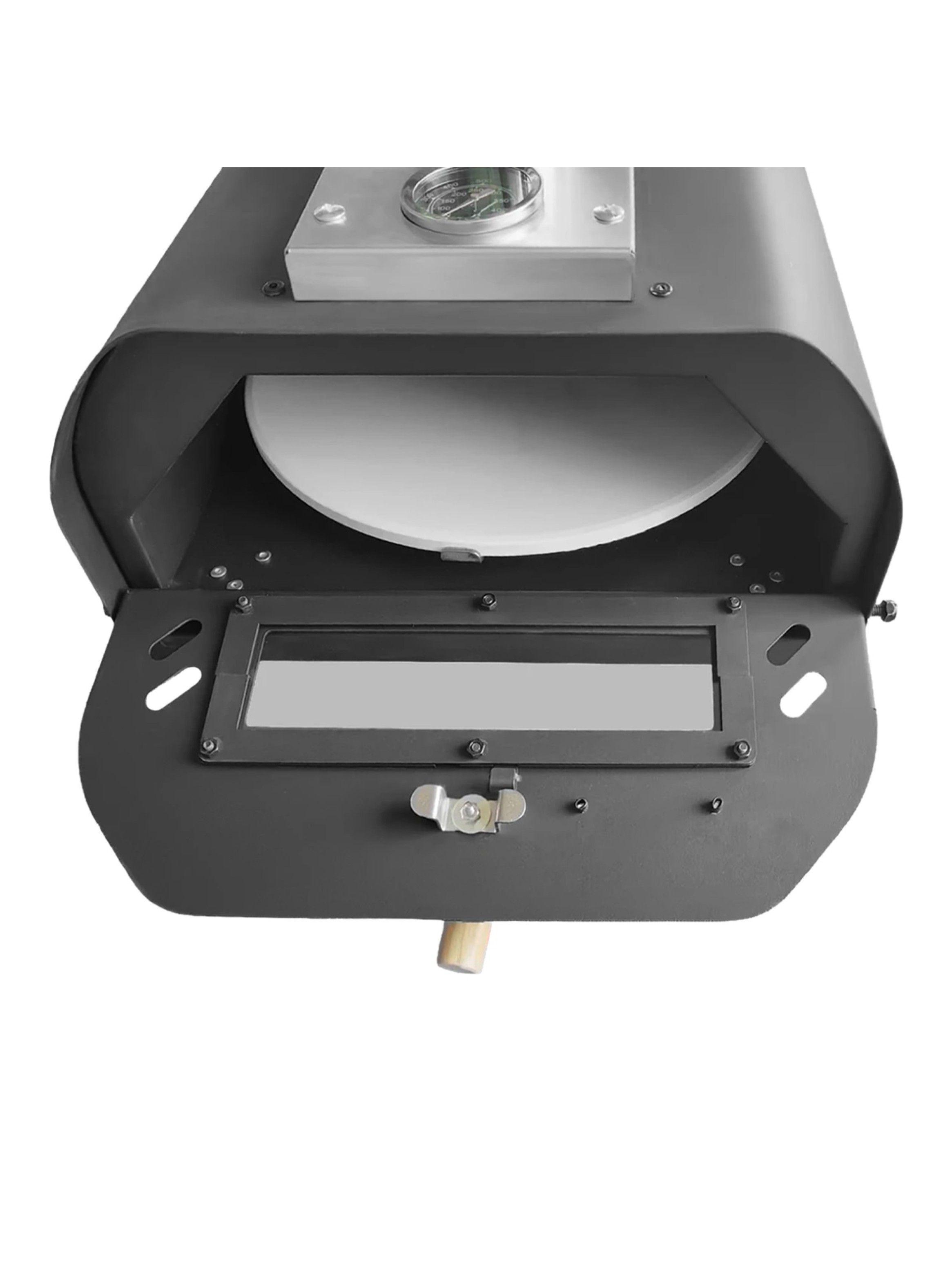 Horno de Pizza a Pellet 12" Dansa 360°-6