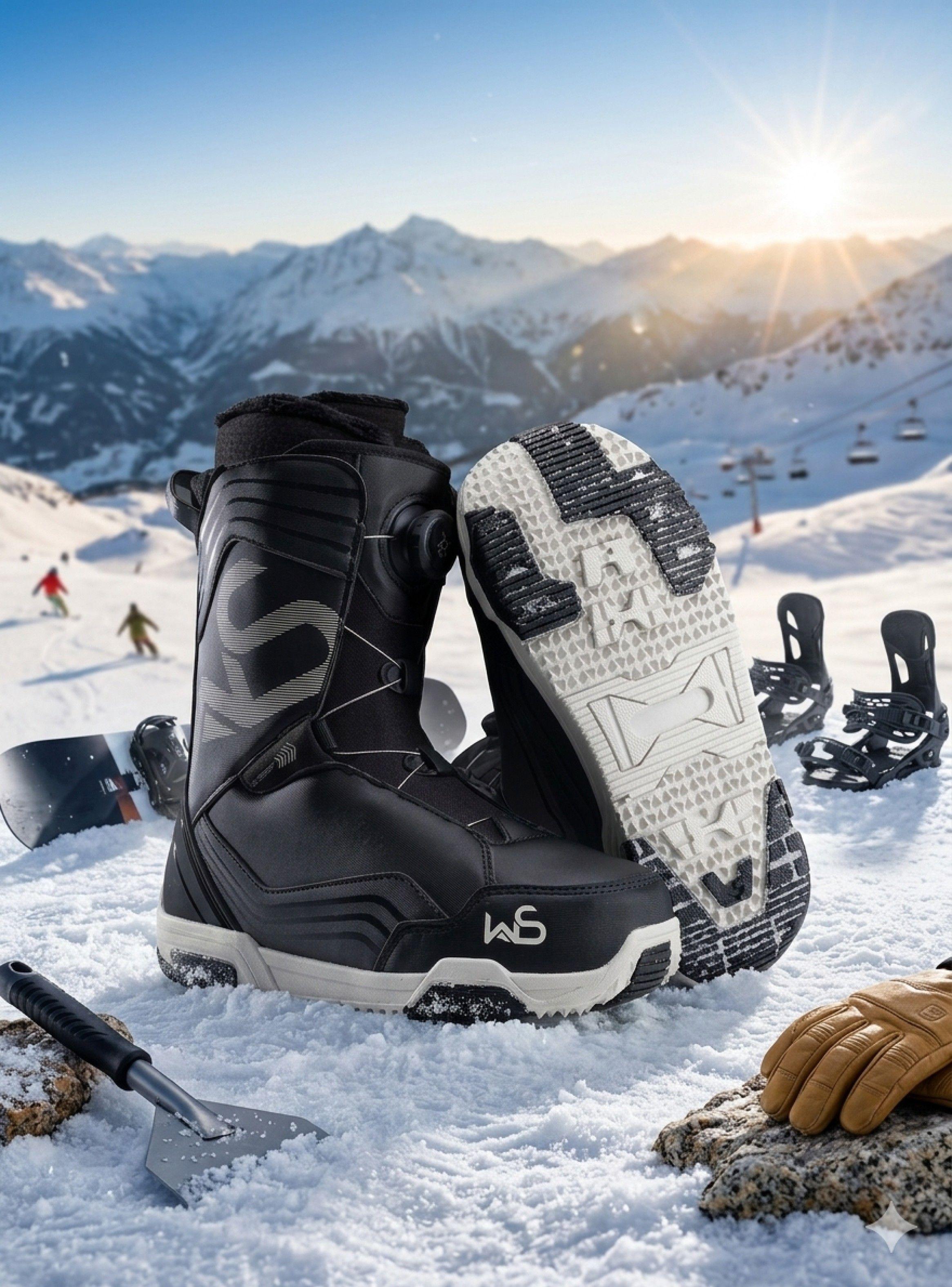 Botas de Snowboard Knob Series Pro Black-1