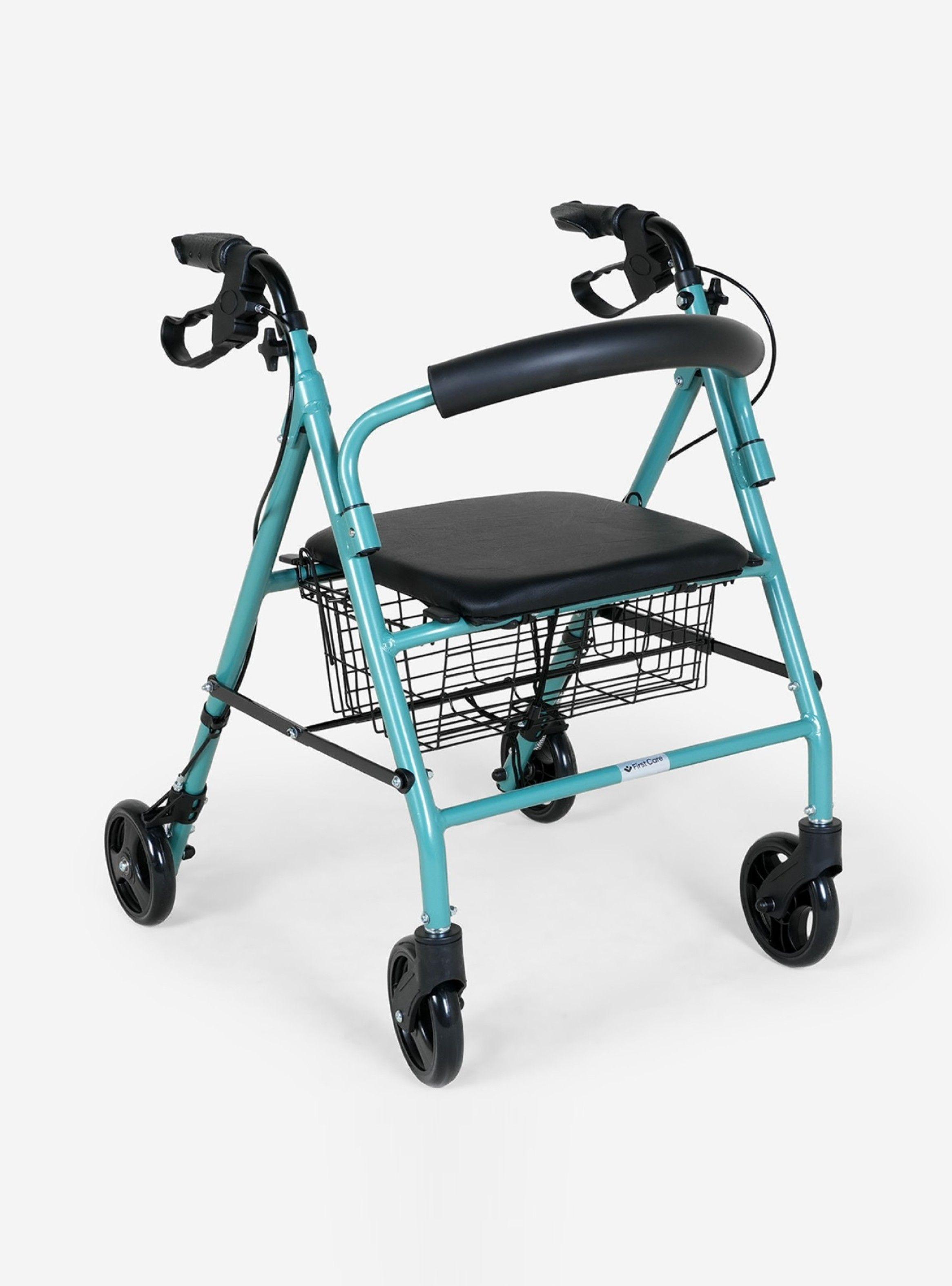 Andador 4 Ruedas Canasto y Asiento 2.0-0