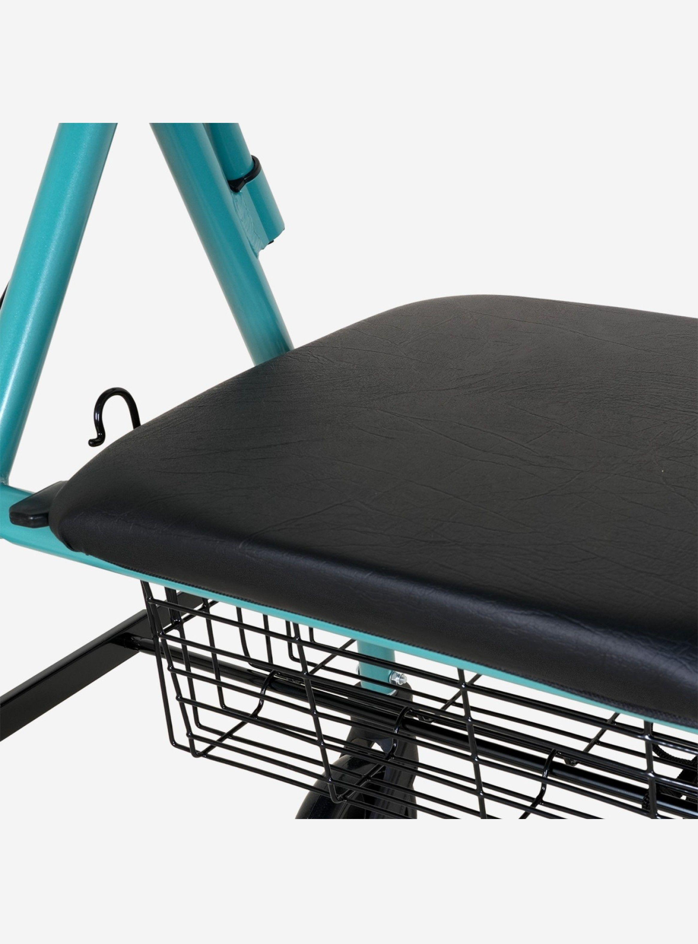 Andador 4 Ruedas Canasto y Asiento 2.0-2