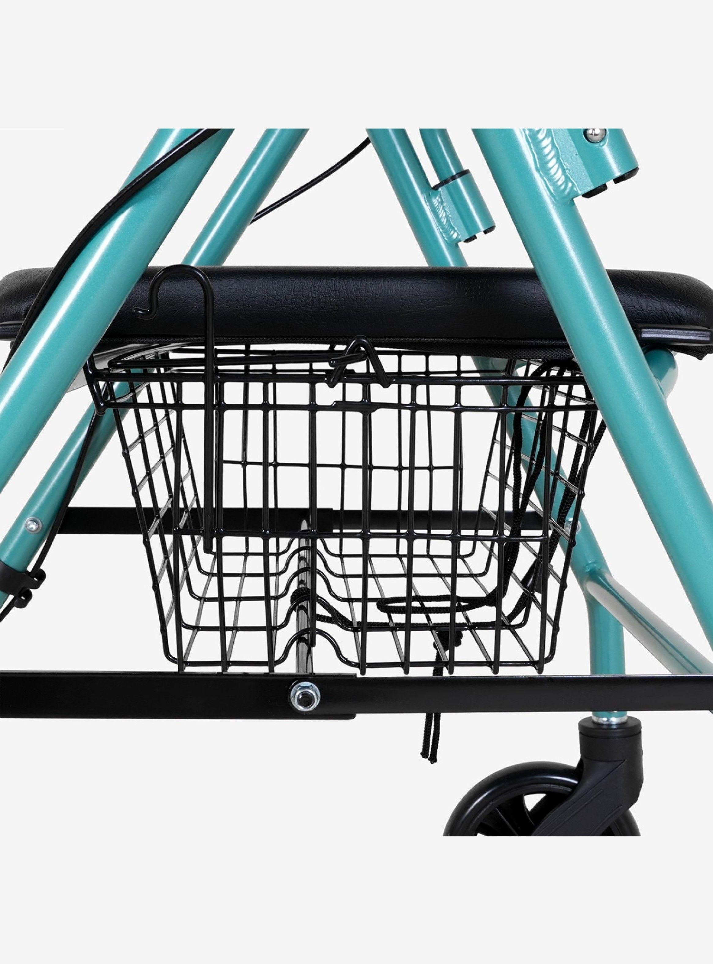 Andador 4 Ruedas Canasto y Asiento 2.0-3