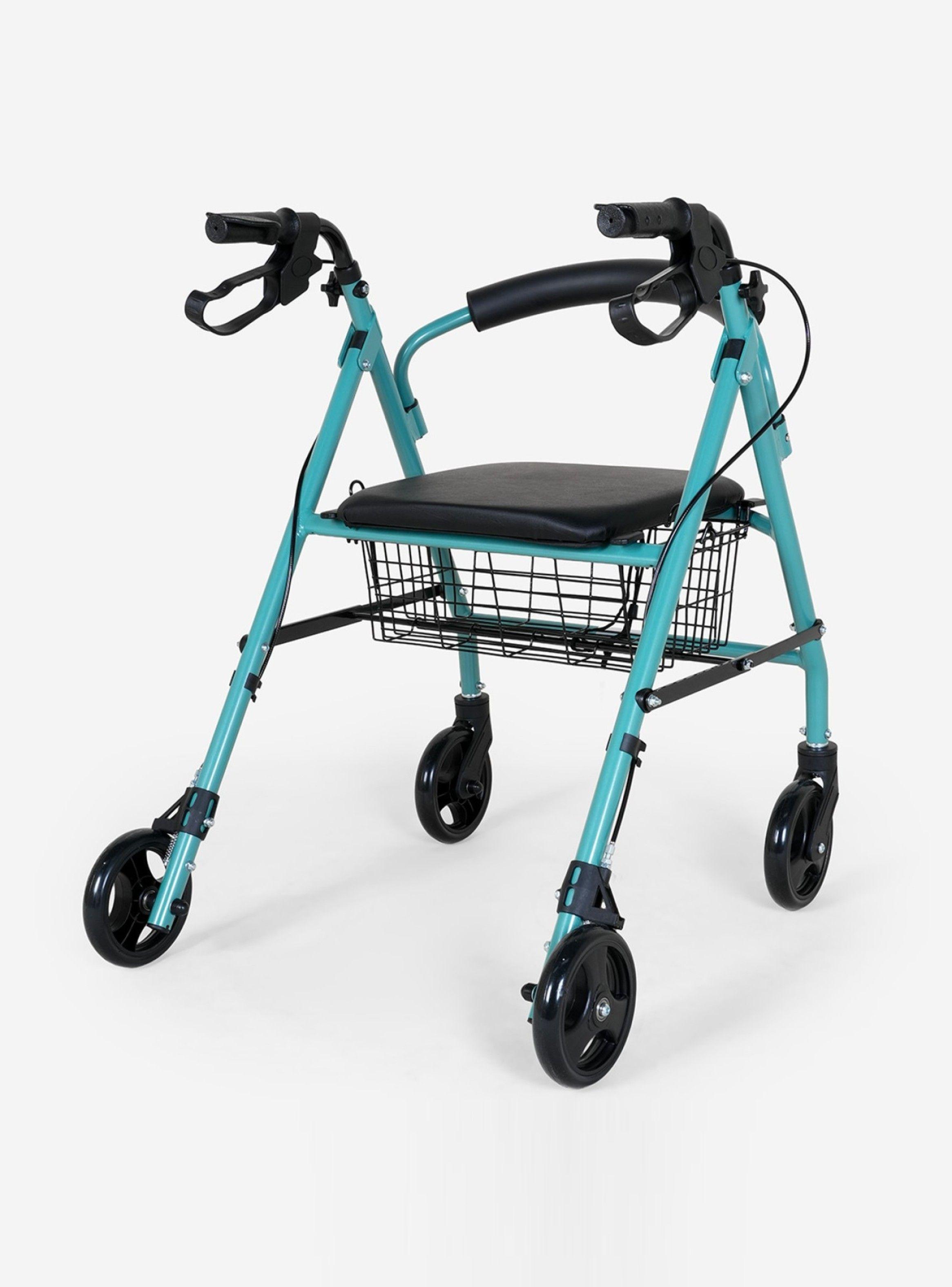 Andador 4 Ruedas Canasto y Asiento 2.0-6