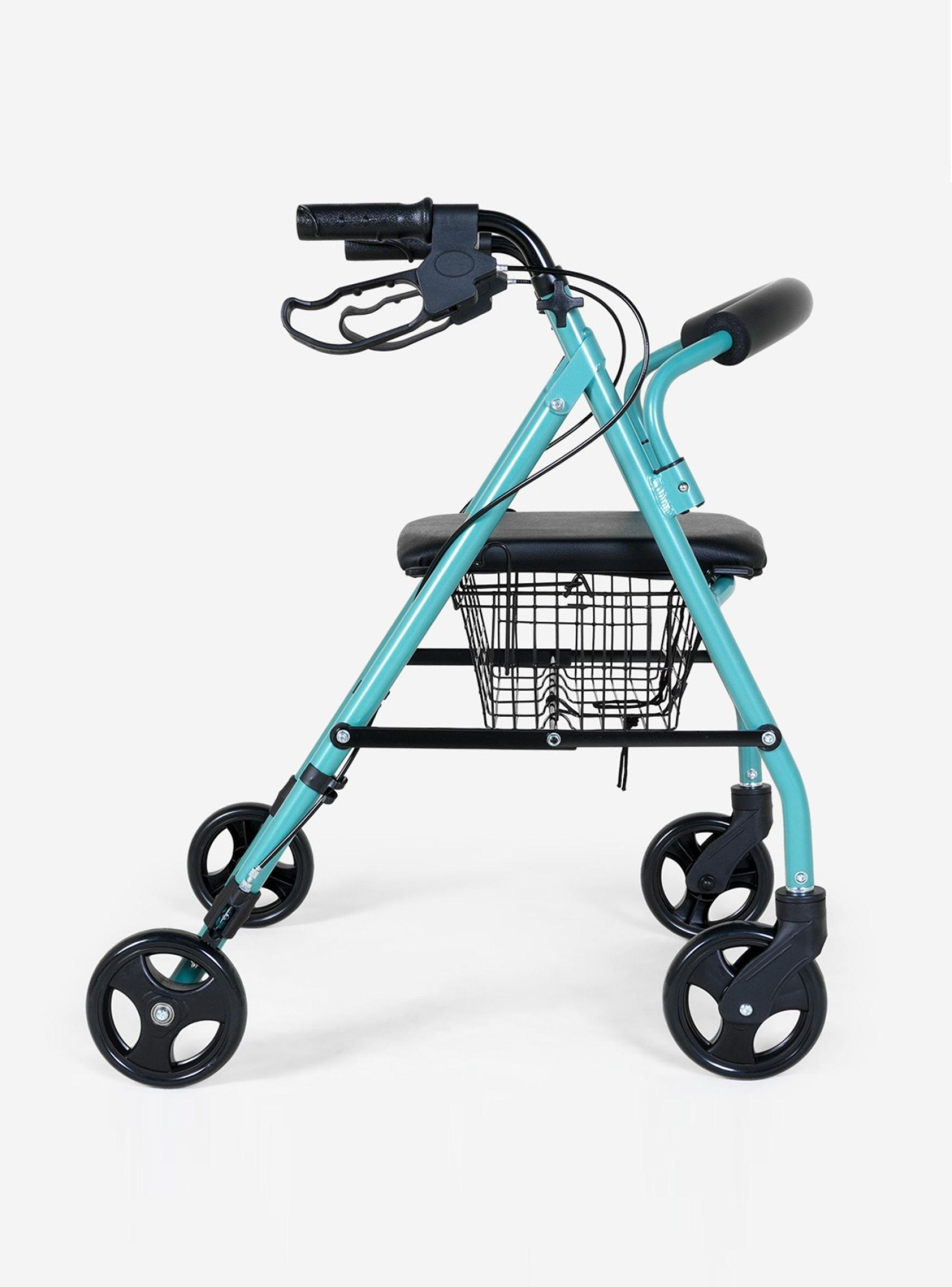 Andador 4 Ruedas Canasto y Asiento 2.0-7