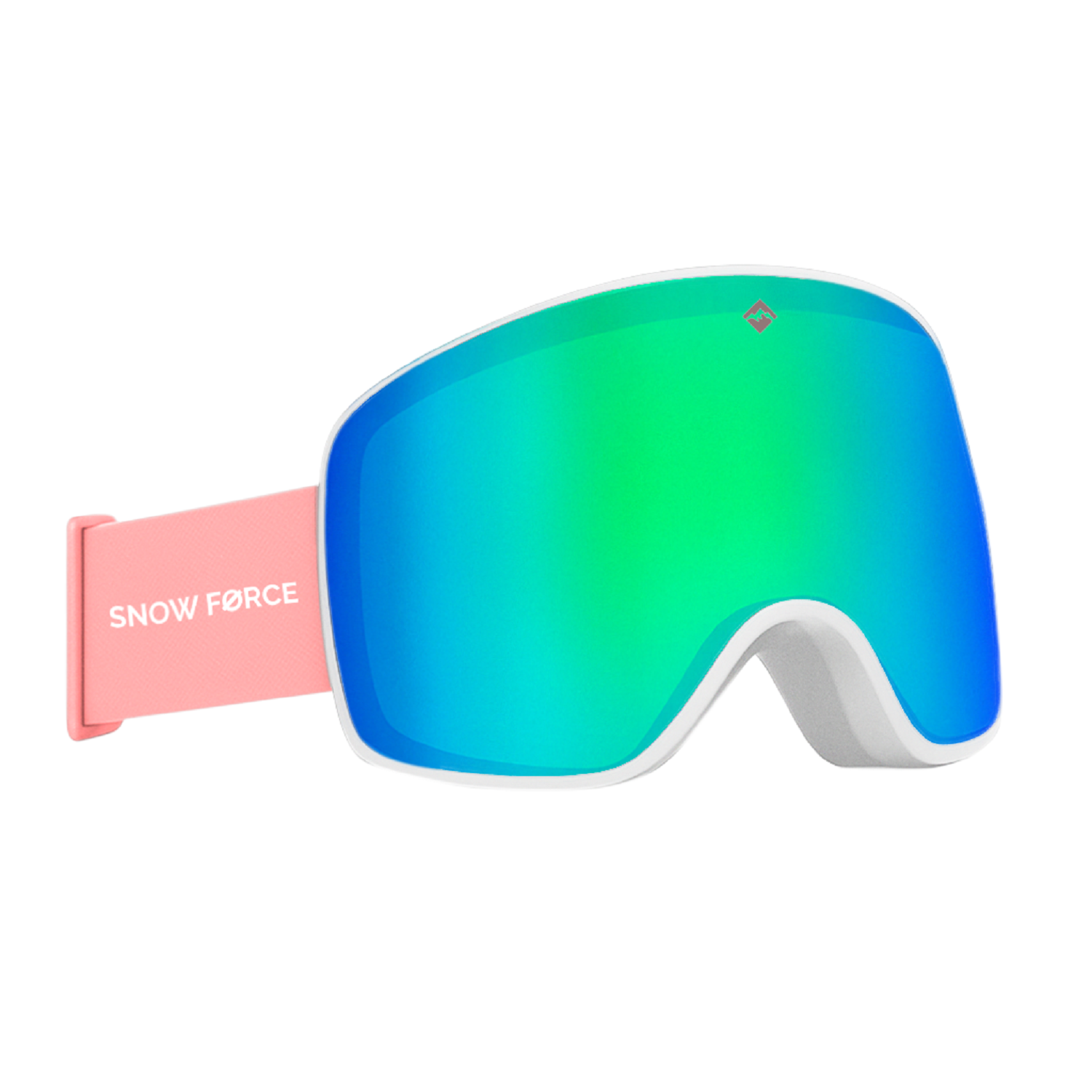 Antiparras Magnéticas Ski & Snowboard North Pole / Verde - Blanco - Rosa-0