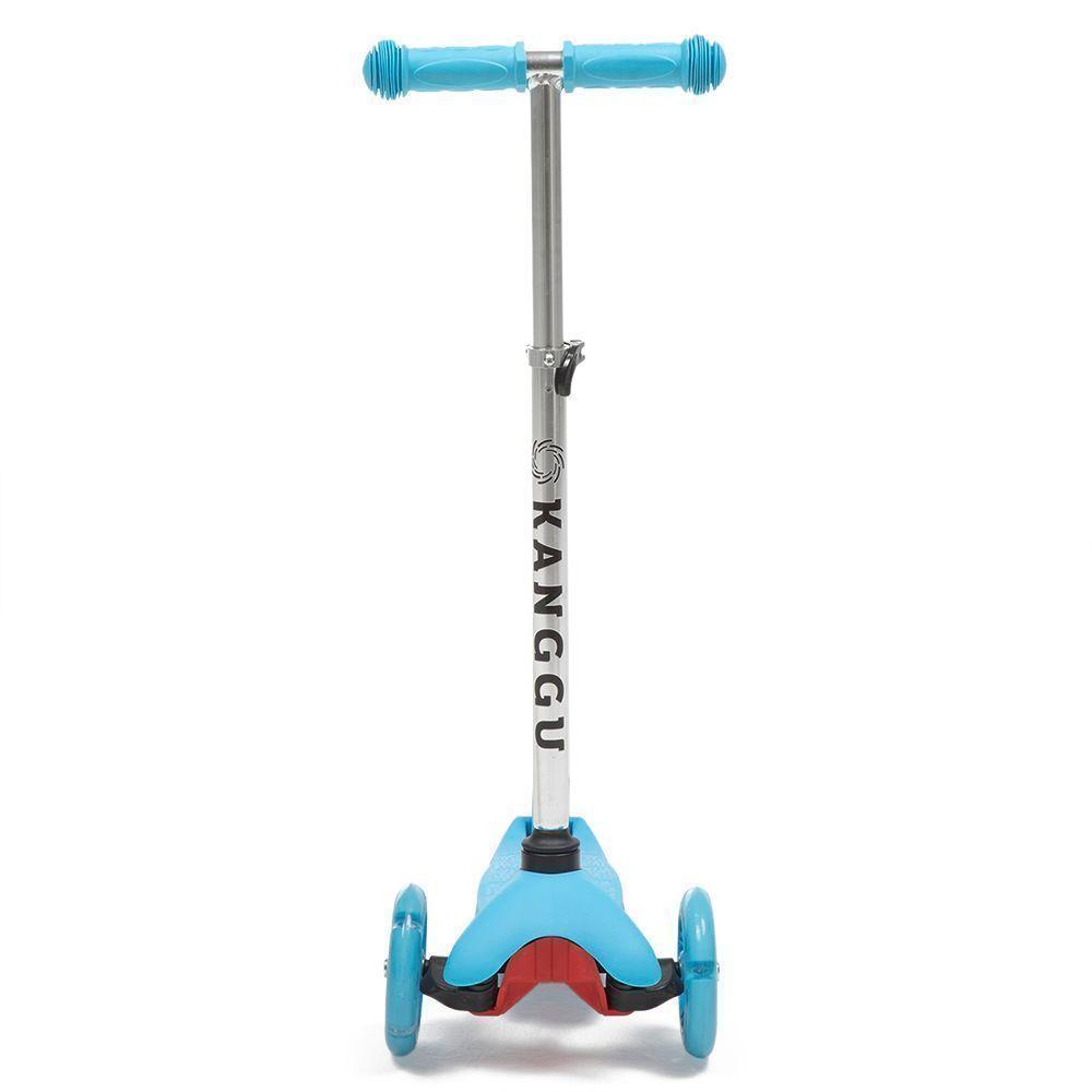 Scooter Monopatín Plegable Luz Led Niño S1 – Azul-3