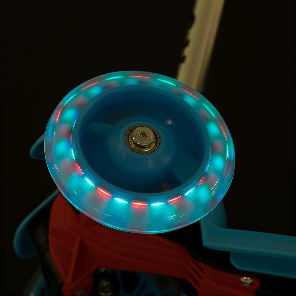 Scooter Monopatín Plegable Luz Led Niño S1 – Azul-4