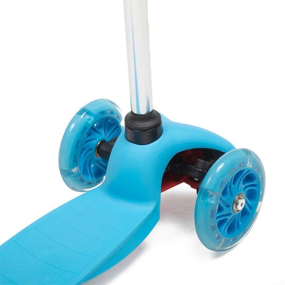 Scooter Monopatín Plegable Luz Led Niño S1 – Azul-5