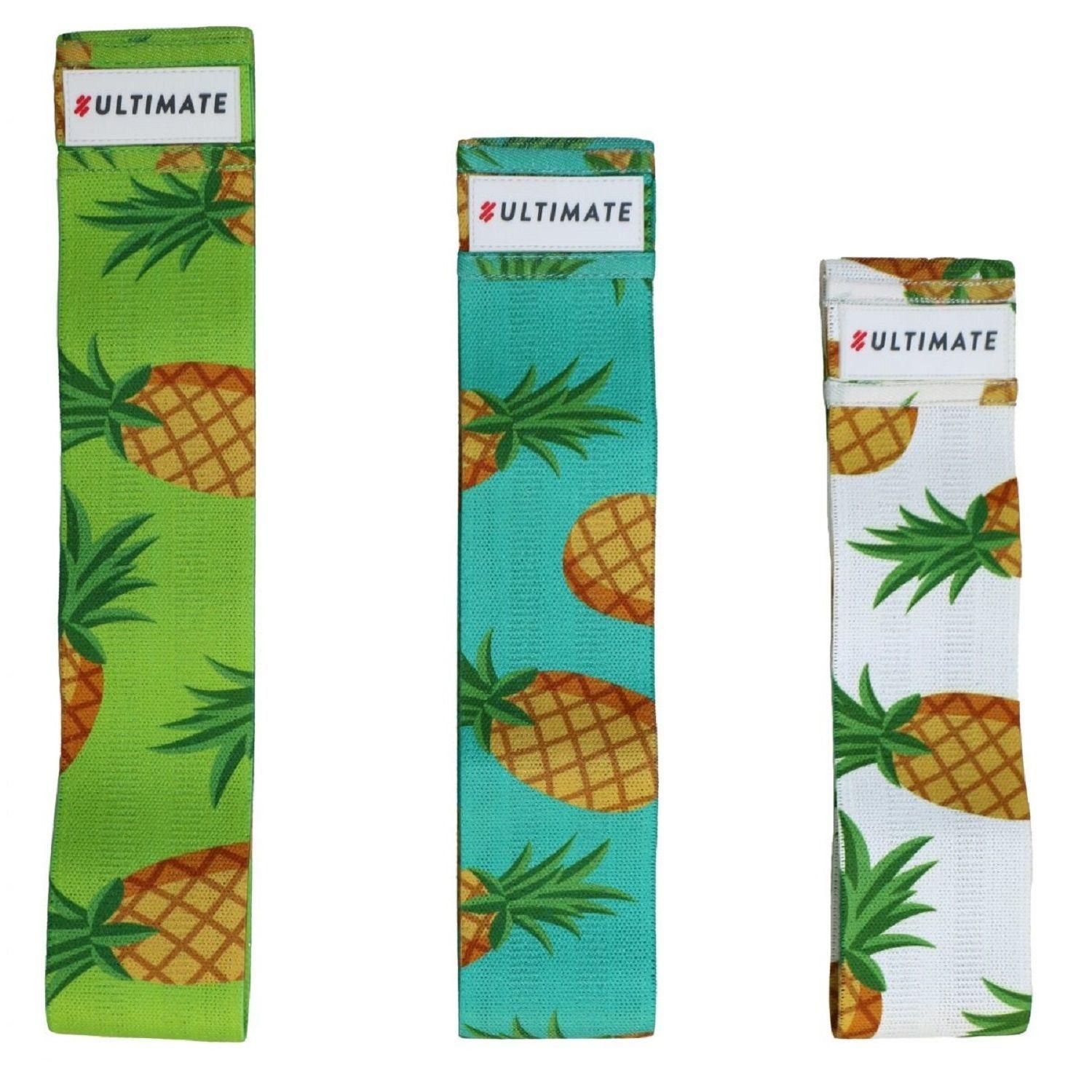 Pack 3 Hip Loop Pineapple – Banda Elástica Glute Limited Edition-1