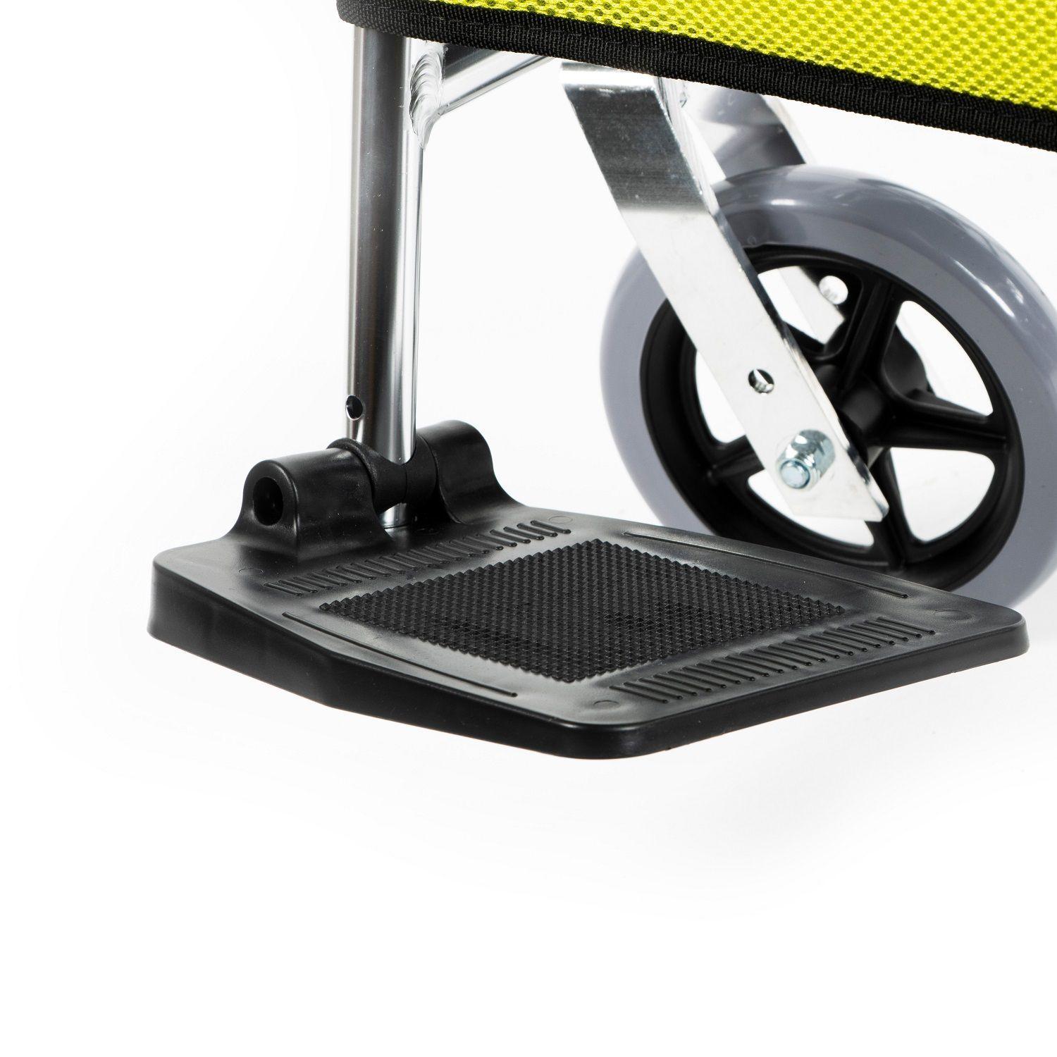 Silla de Ruedas Ultra Liviana Premium Verde-6