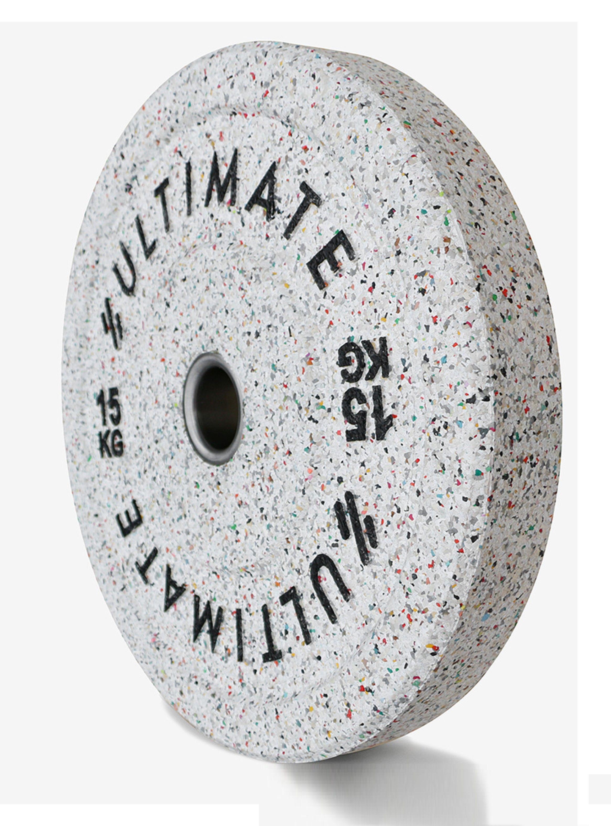 Disco Olímpico Bumper 3D 15 kg-2