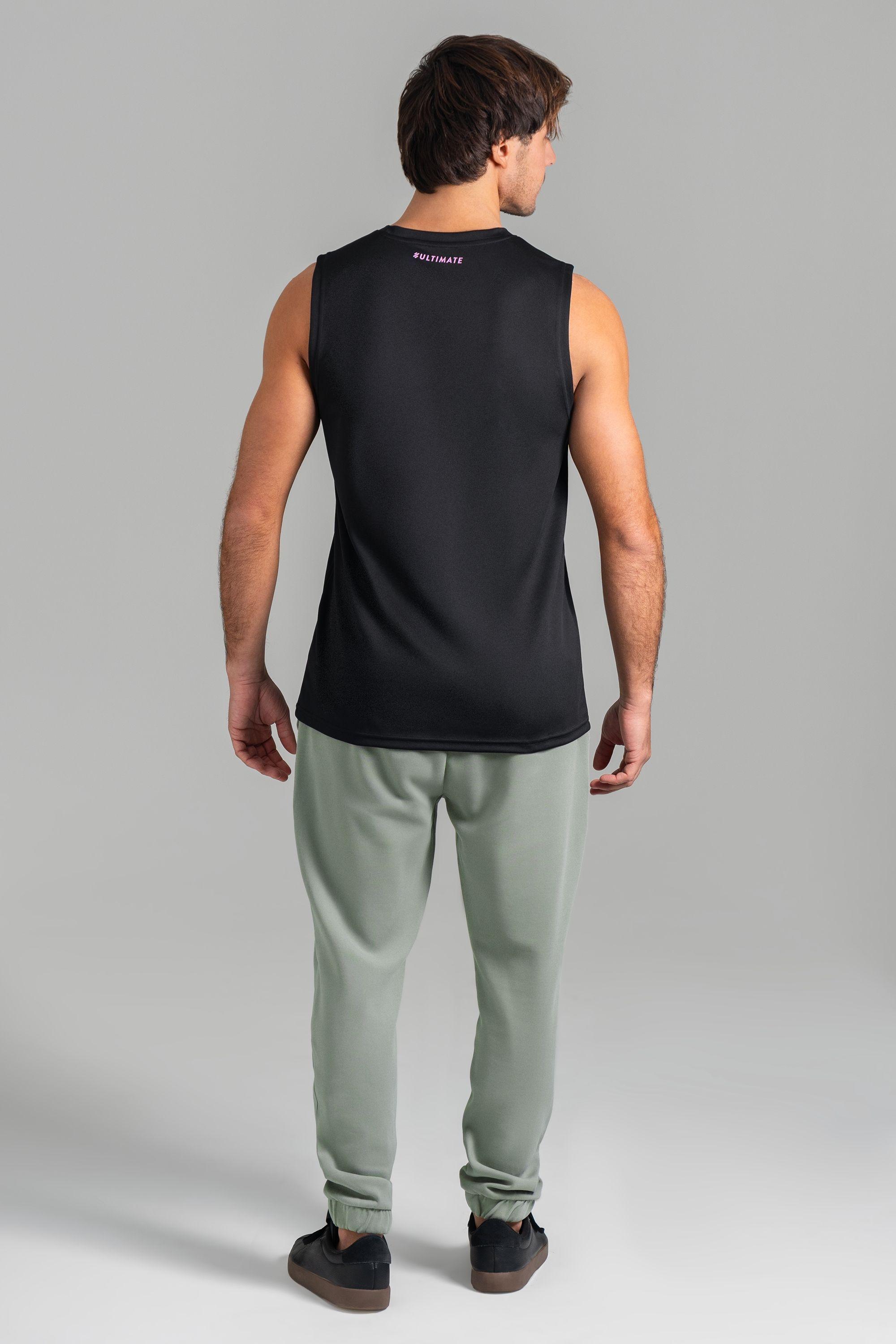 Ultimate Polera SM Sport Hombre Black-2