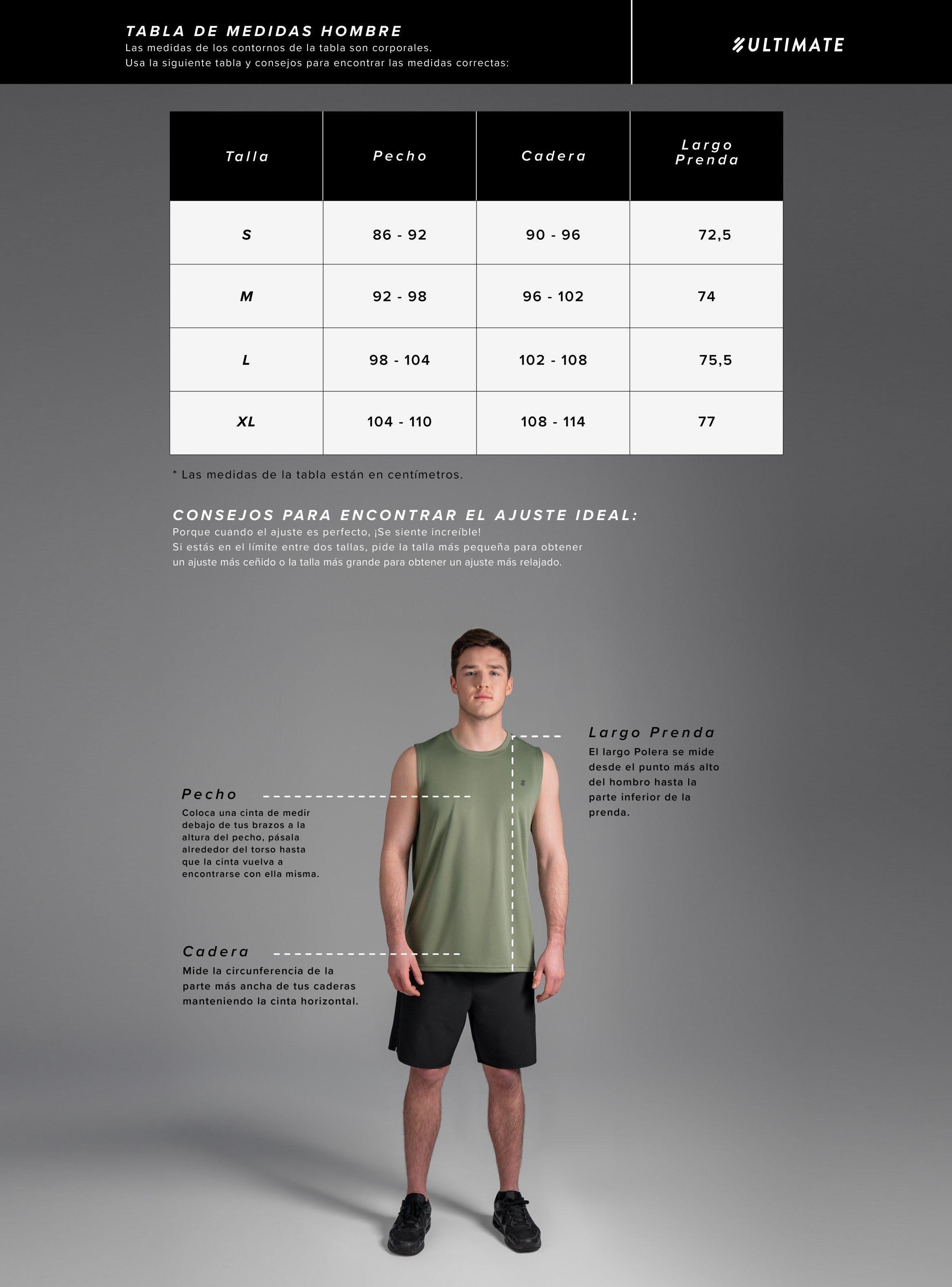 Ultimate Polera SM Sport Hombre Black-5