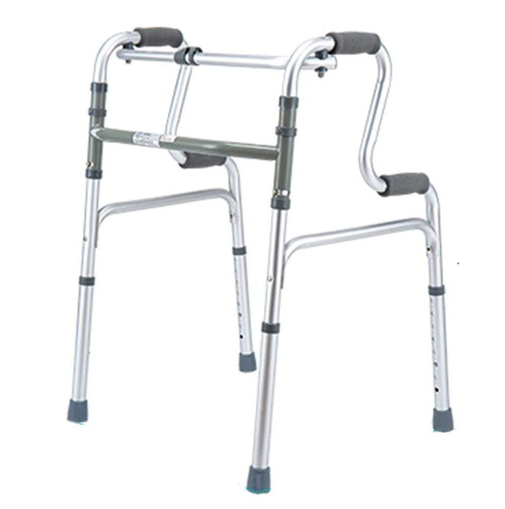 Andador Aluminio Doble Agarre Plegable-0