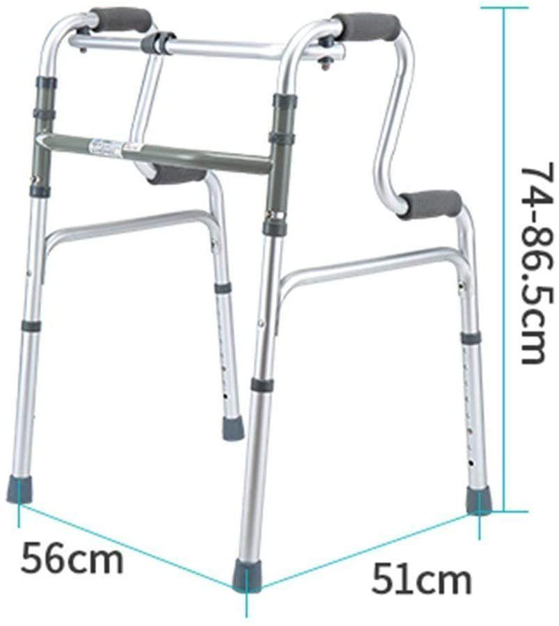Andador Aluminio Doble Agarre Plegable-1