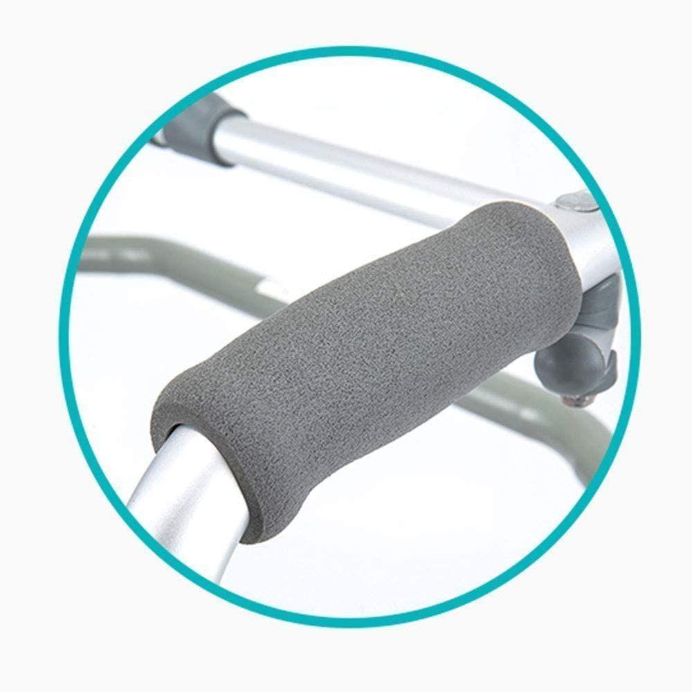 Andador Aluminio Doble Agarre Plegable-2