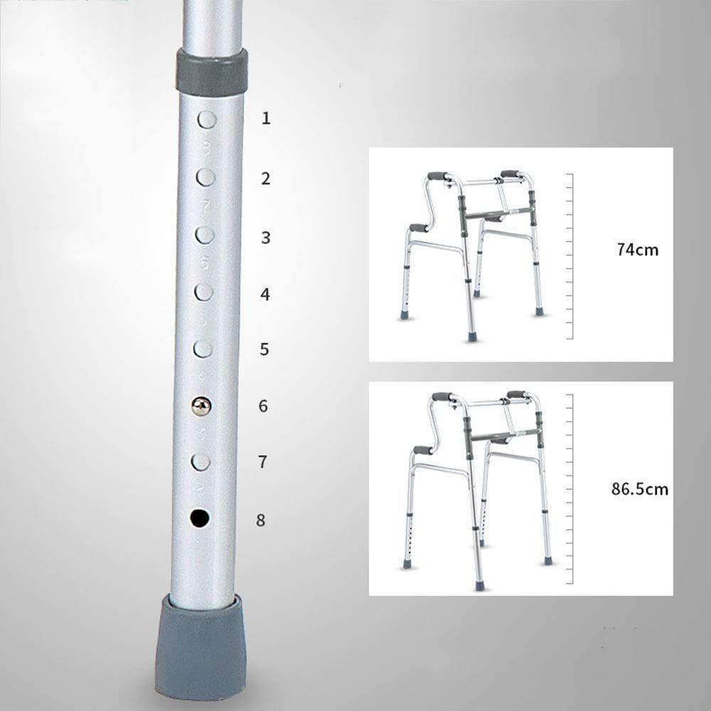 Andador Aluminio Doble Agarre Plegable-3