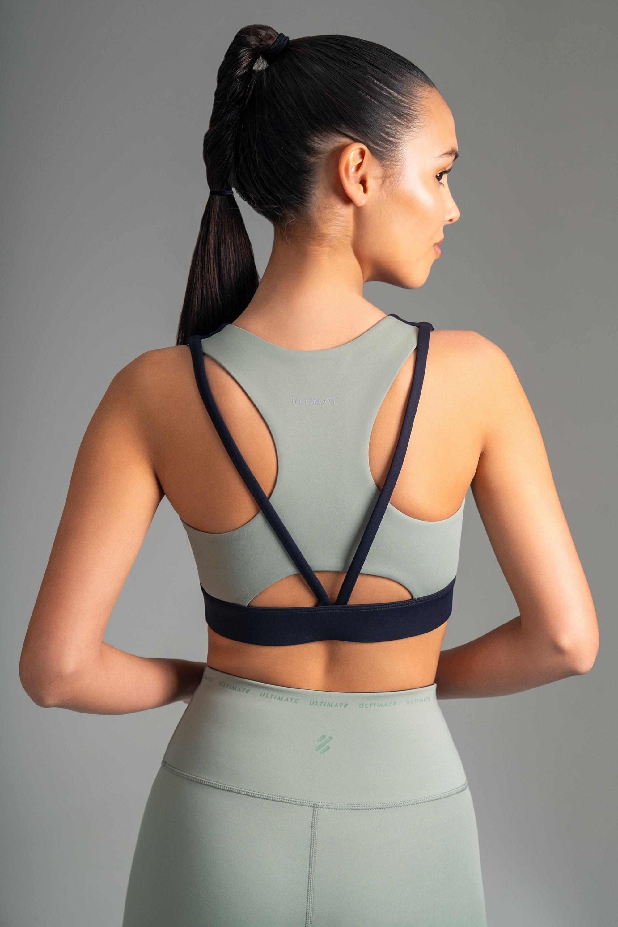 Ultimate Bra Sport Mujer Black Olive-4