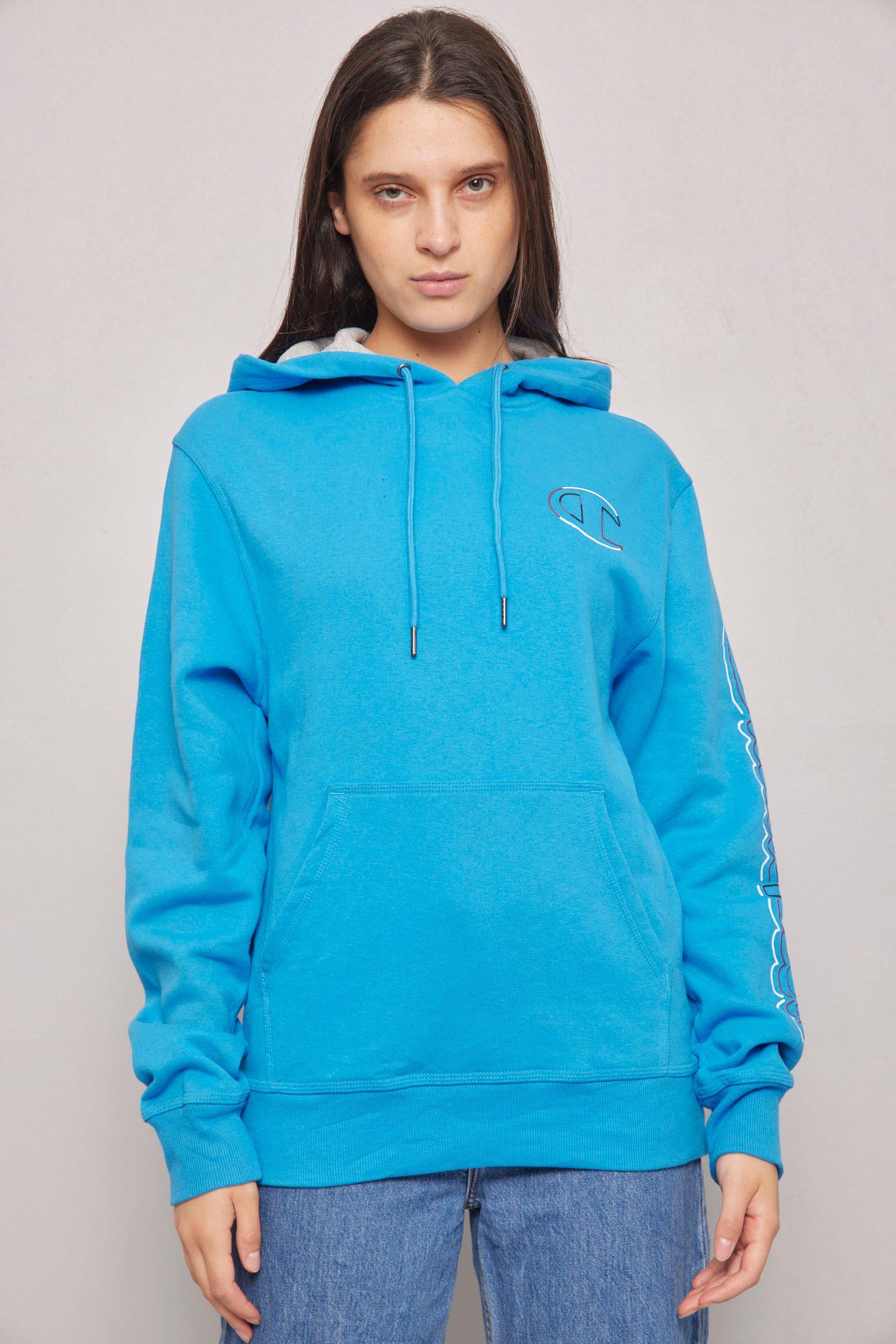 Poleron casual  celeste champion talla S-0