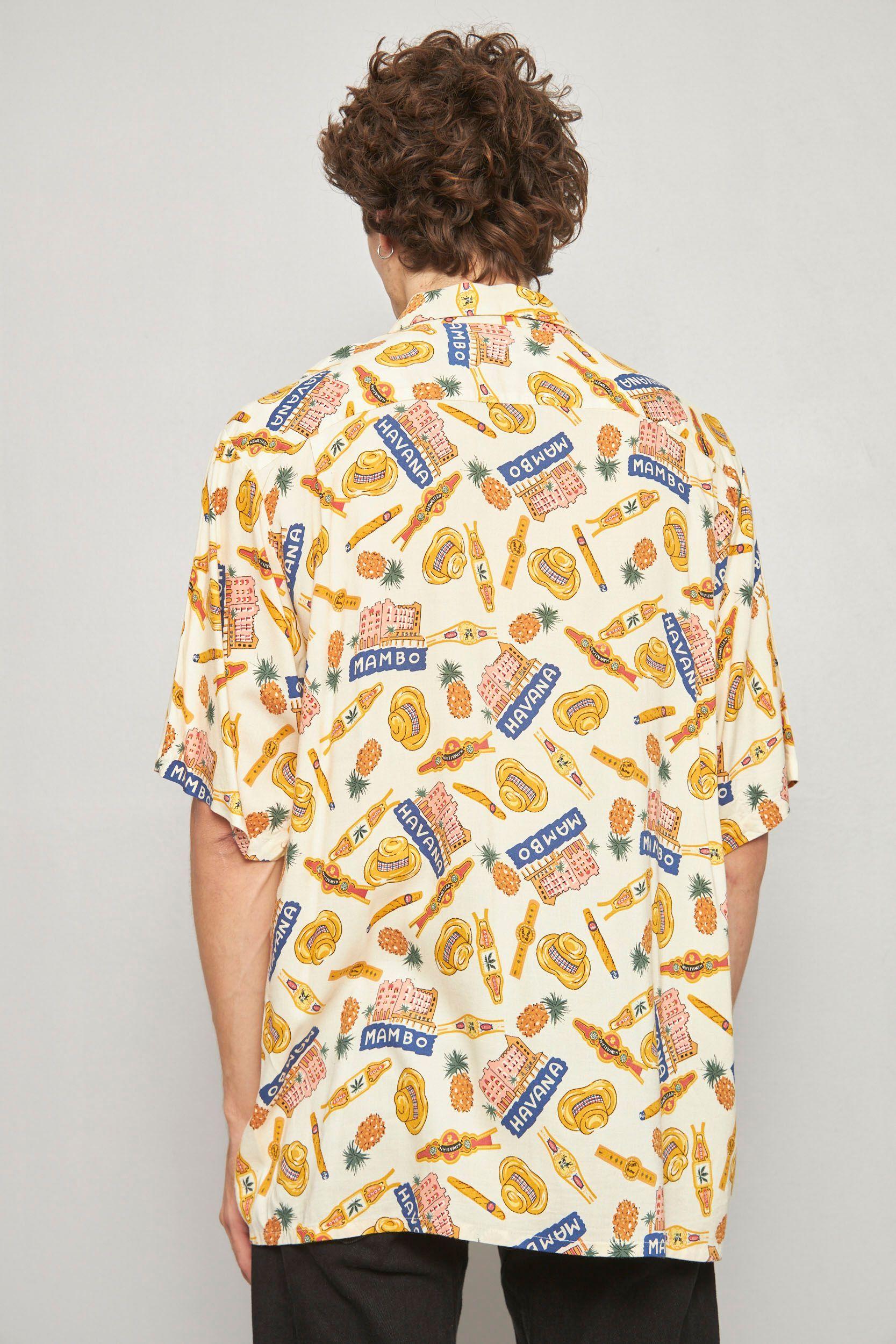 Camisa casual reciclado multicolor joe kealoha talla L   -2