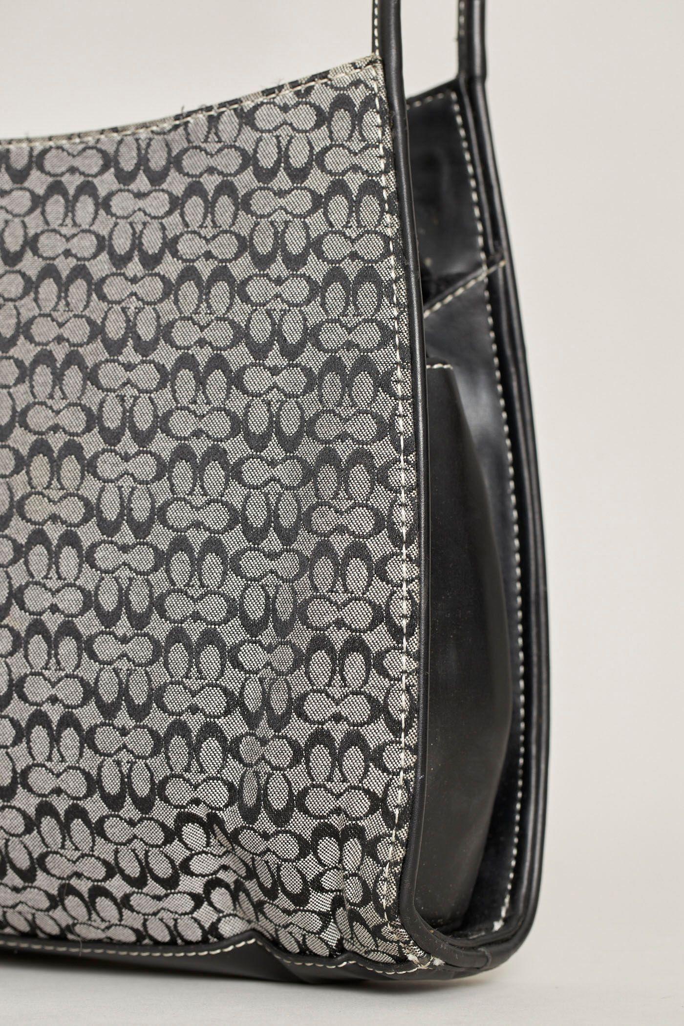 Cartera casual reciclado grafito coach talla M  -2