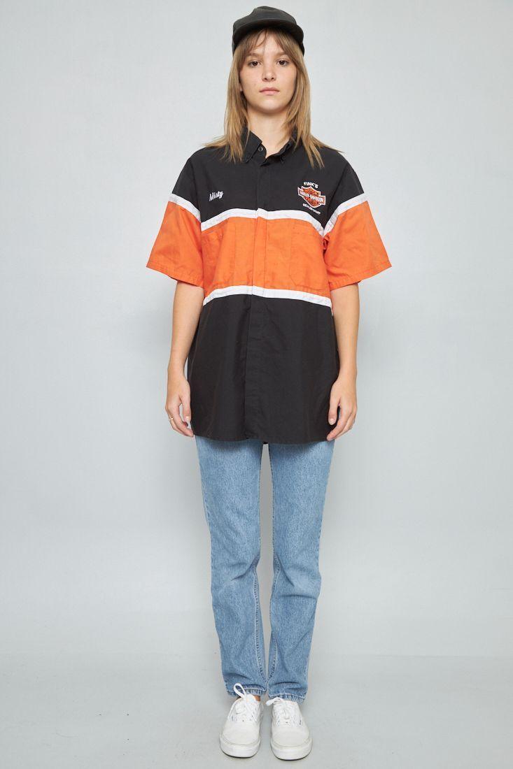 Blusa manga corta reciclado multicolor aramark talla L -3