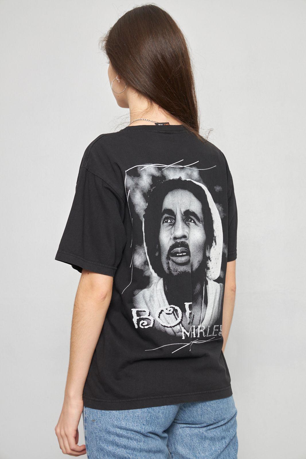 Polera casual reciclado negro hot ice talla S -2